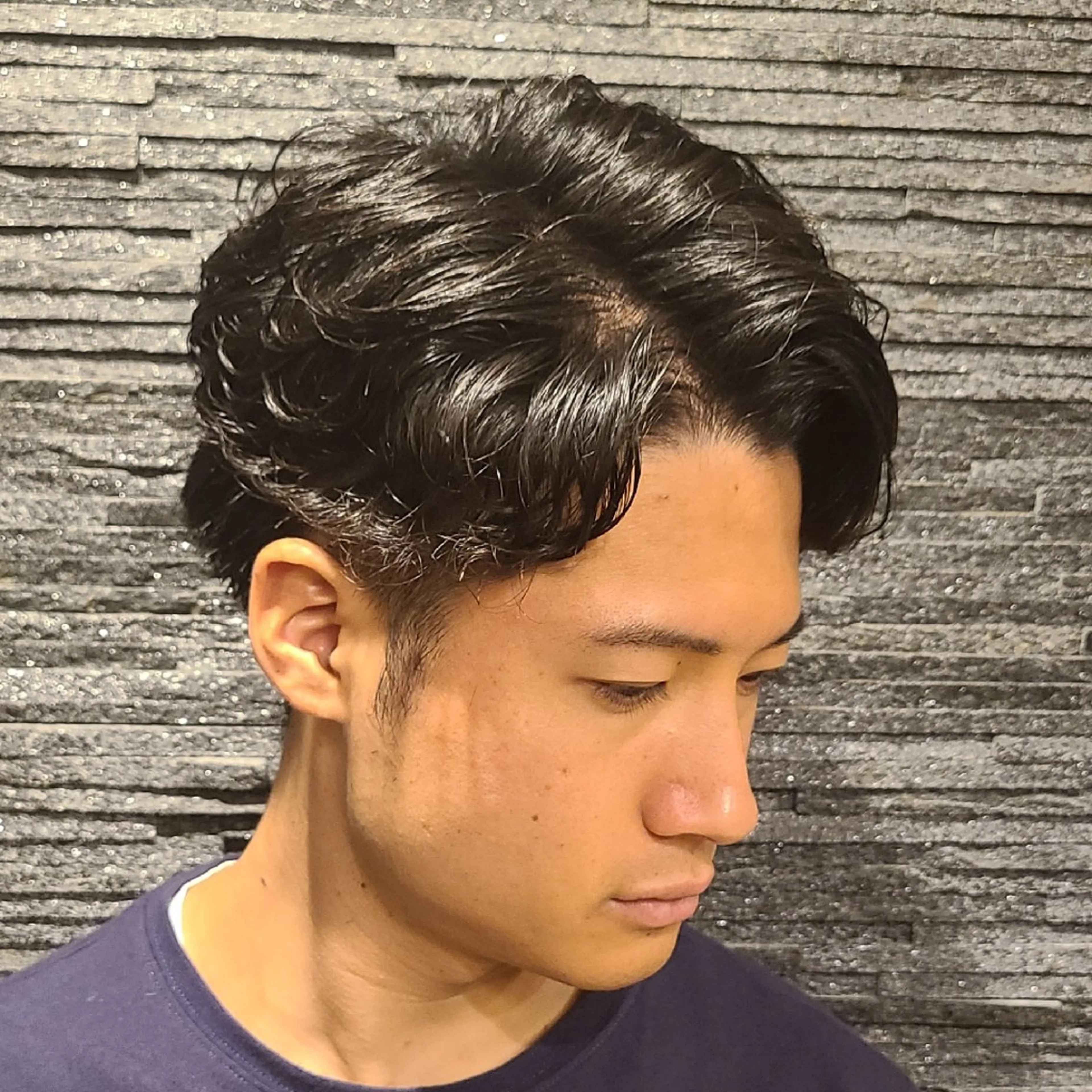 ミディアム ミディアムパーマ 針生 永遠のヘアスタイル