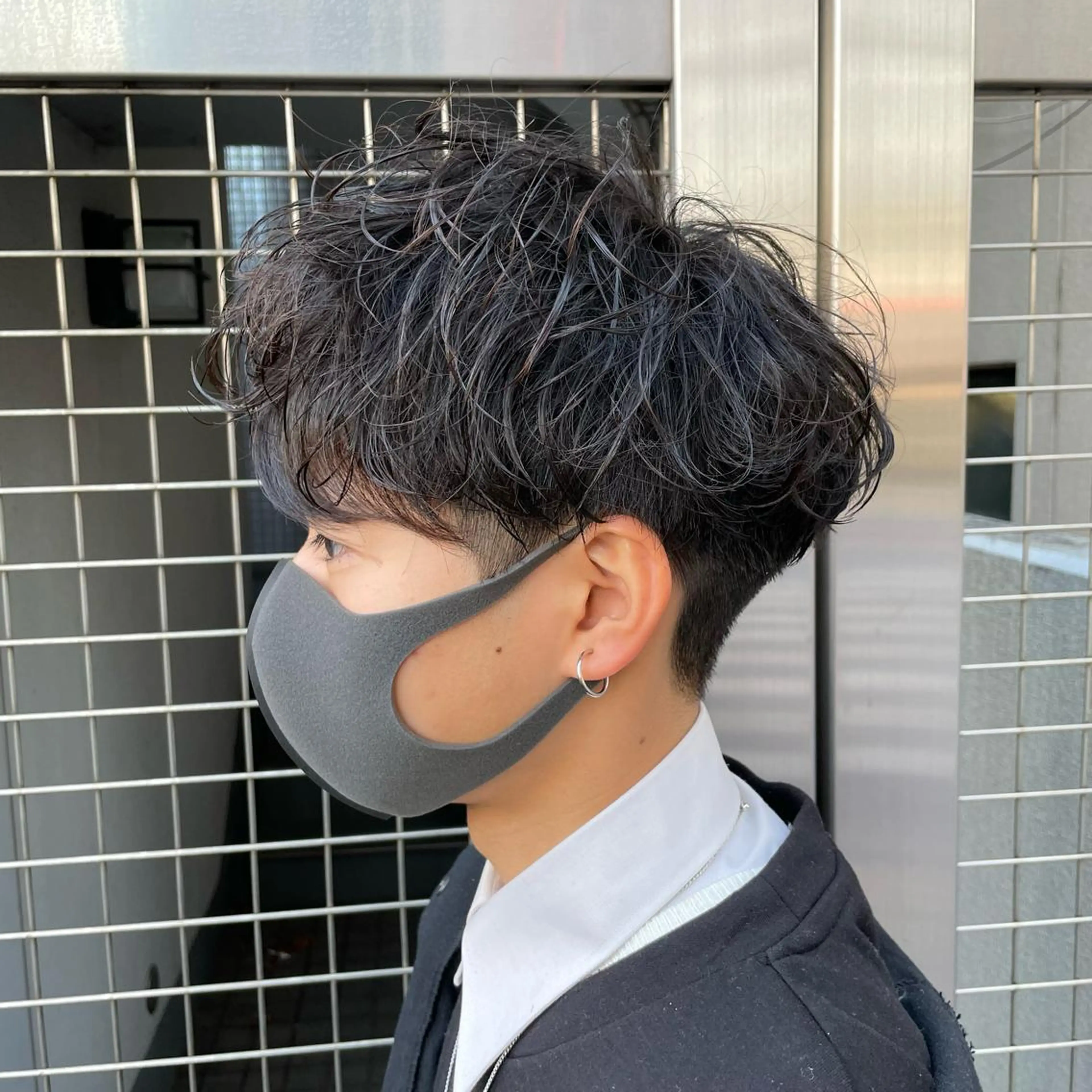 ショート パーマ メンズ カット パーマ 【メンズ縮毛矯正】 田中秀斗のヘアスタイル