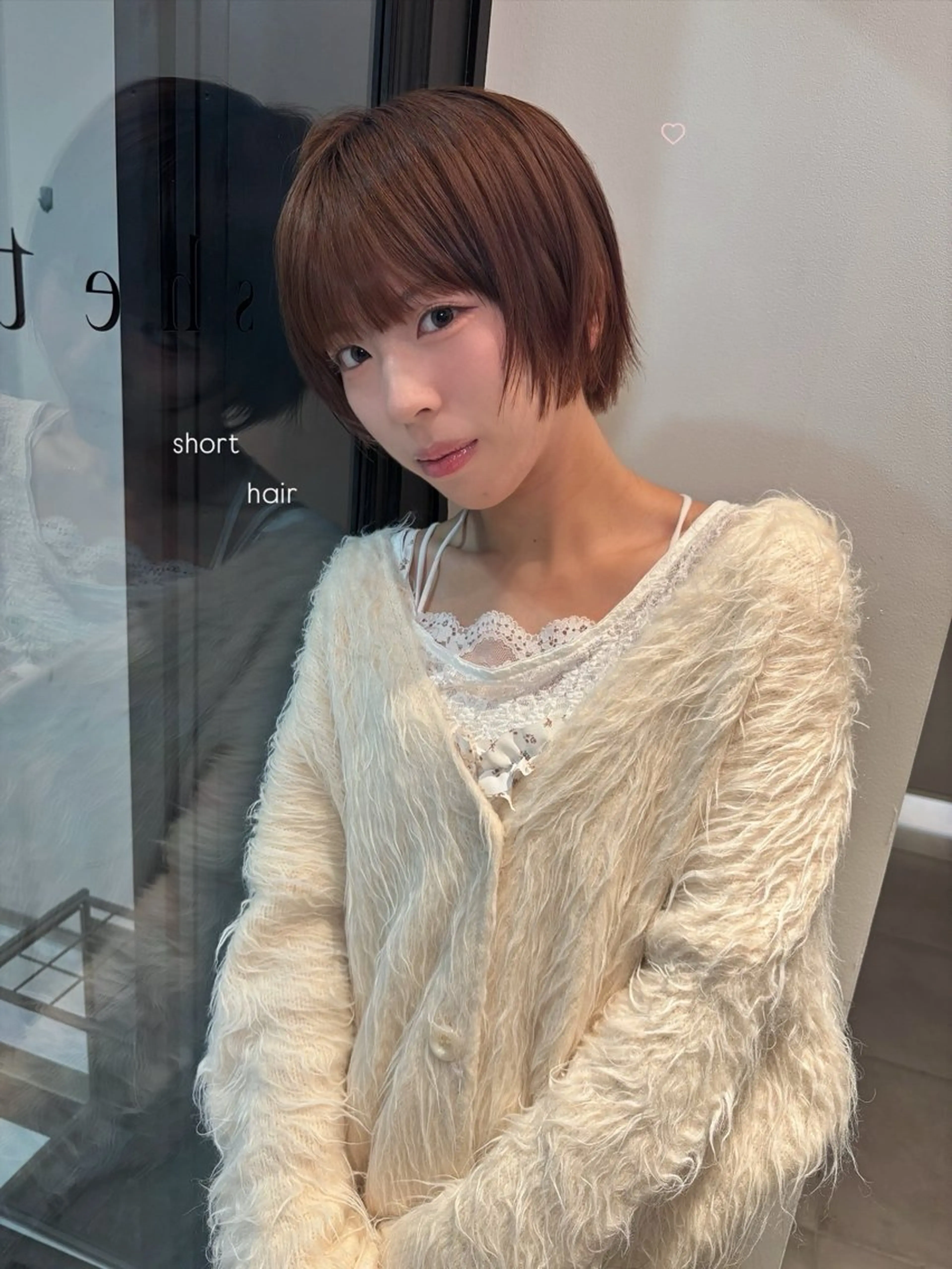 ショート riria/ボブ /透明感カラー🎀のヘアスタイル