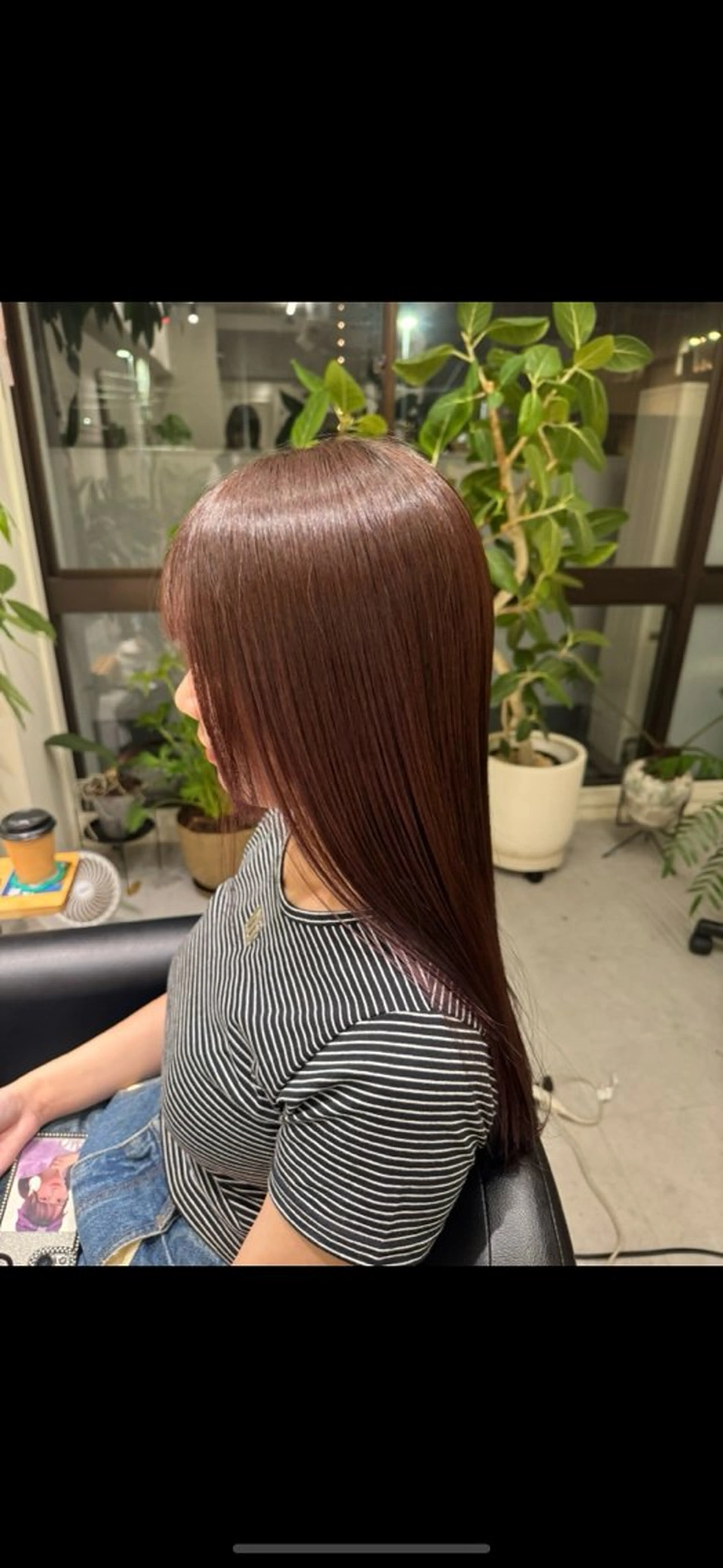 ロング カラー ゆ う あのヘアスタイル