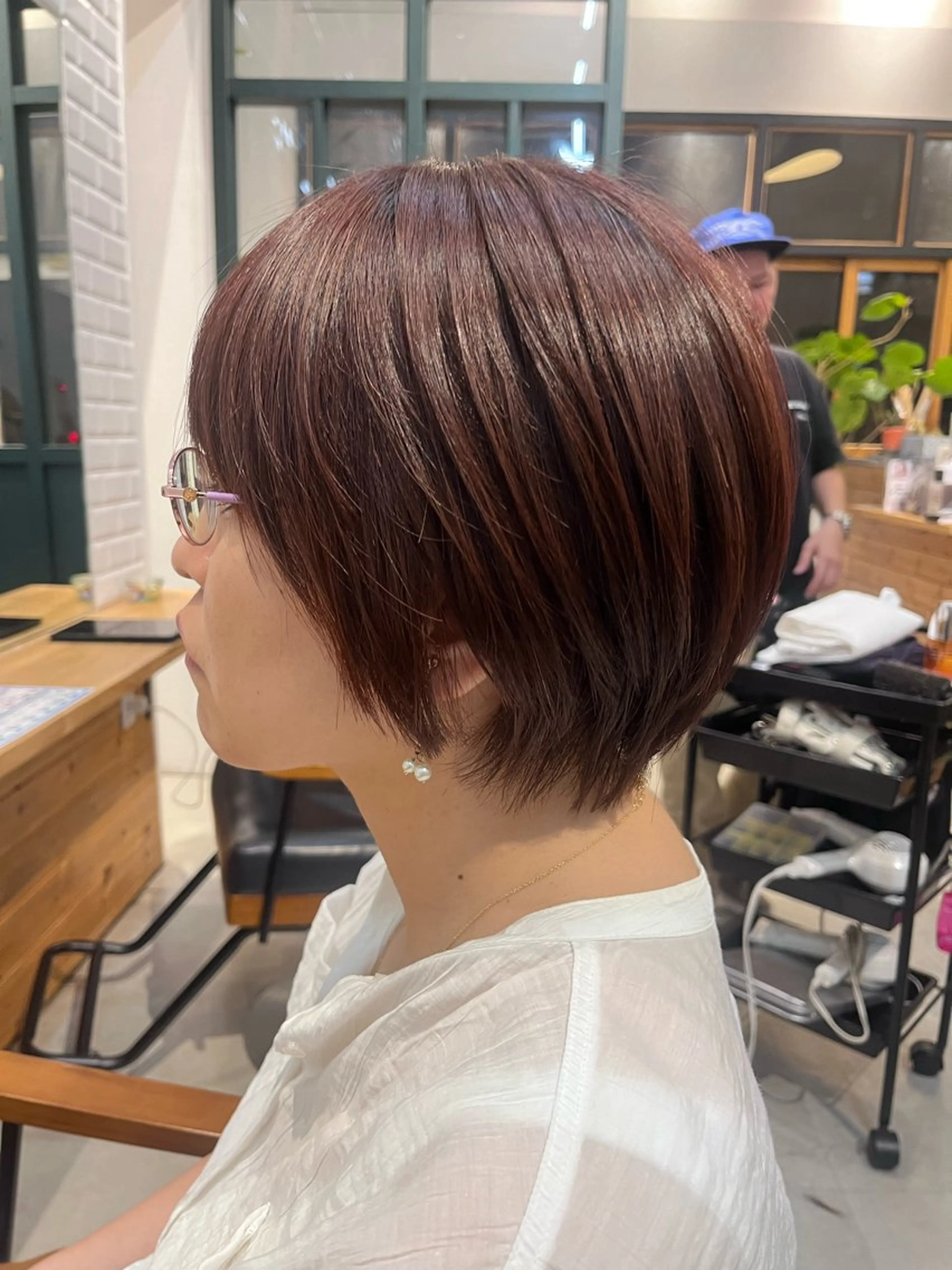 ショート 草野 奈扇のヘアスタイル