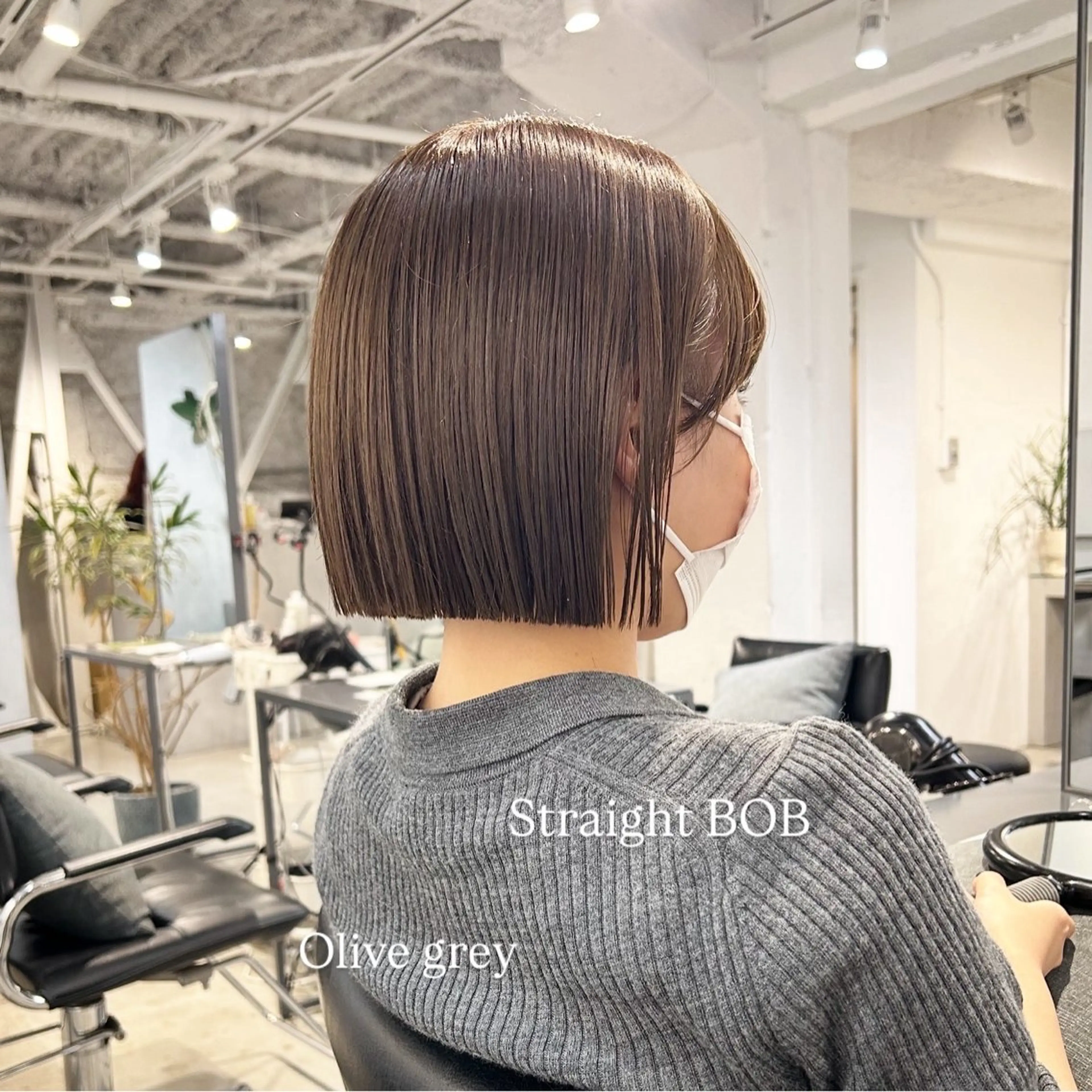ショート カラー カット ヘアカラー 切りっぱなしBOB 職人💜Anzuのヘアスタイル