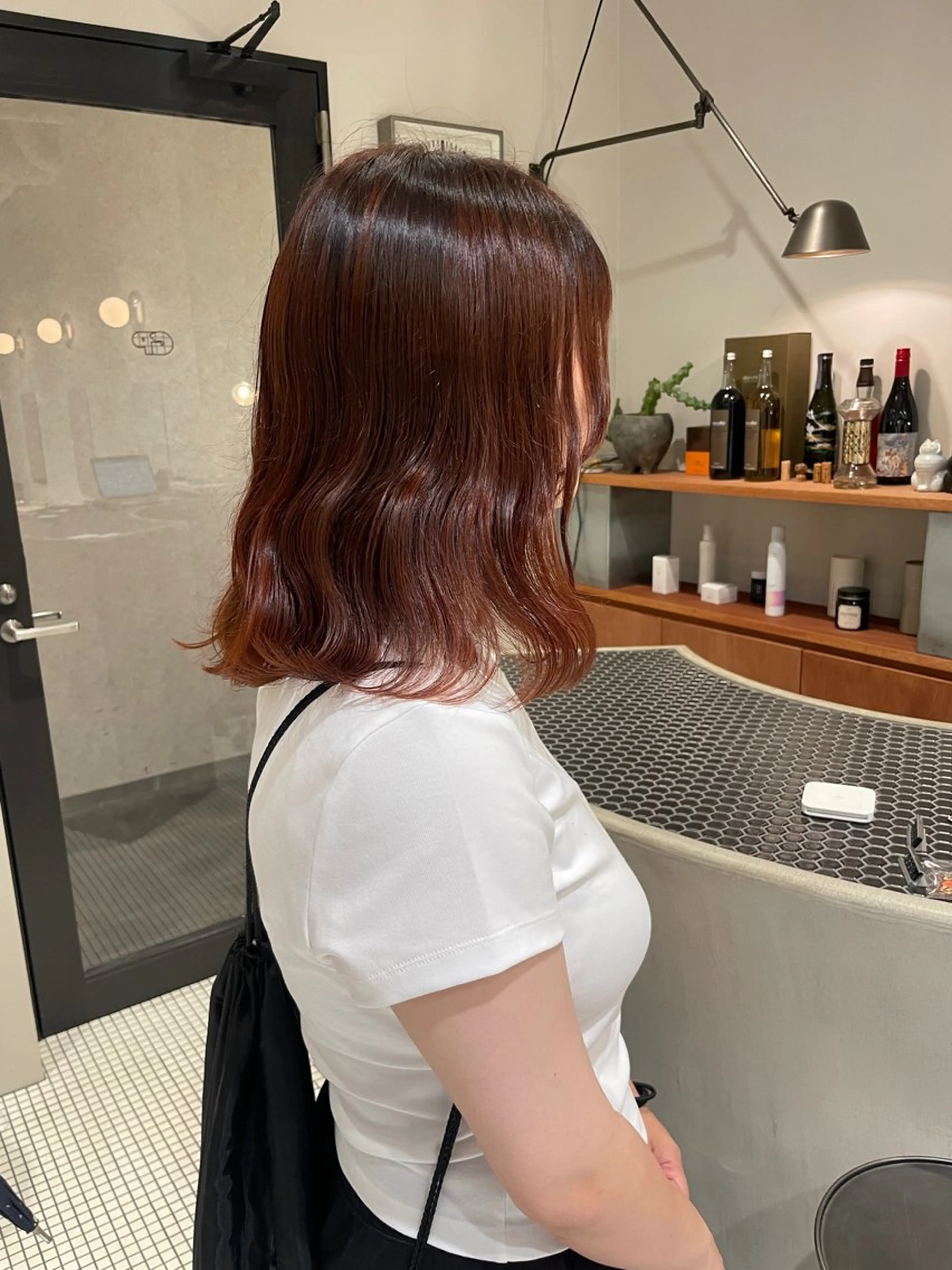 ミディアム カラー . chihiroのヘアスタイル