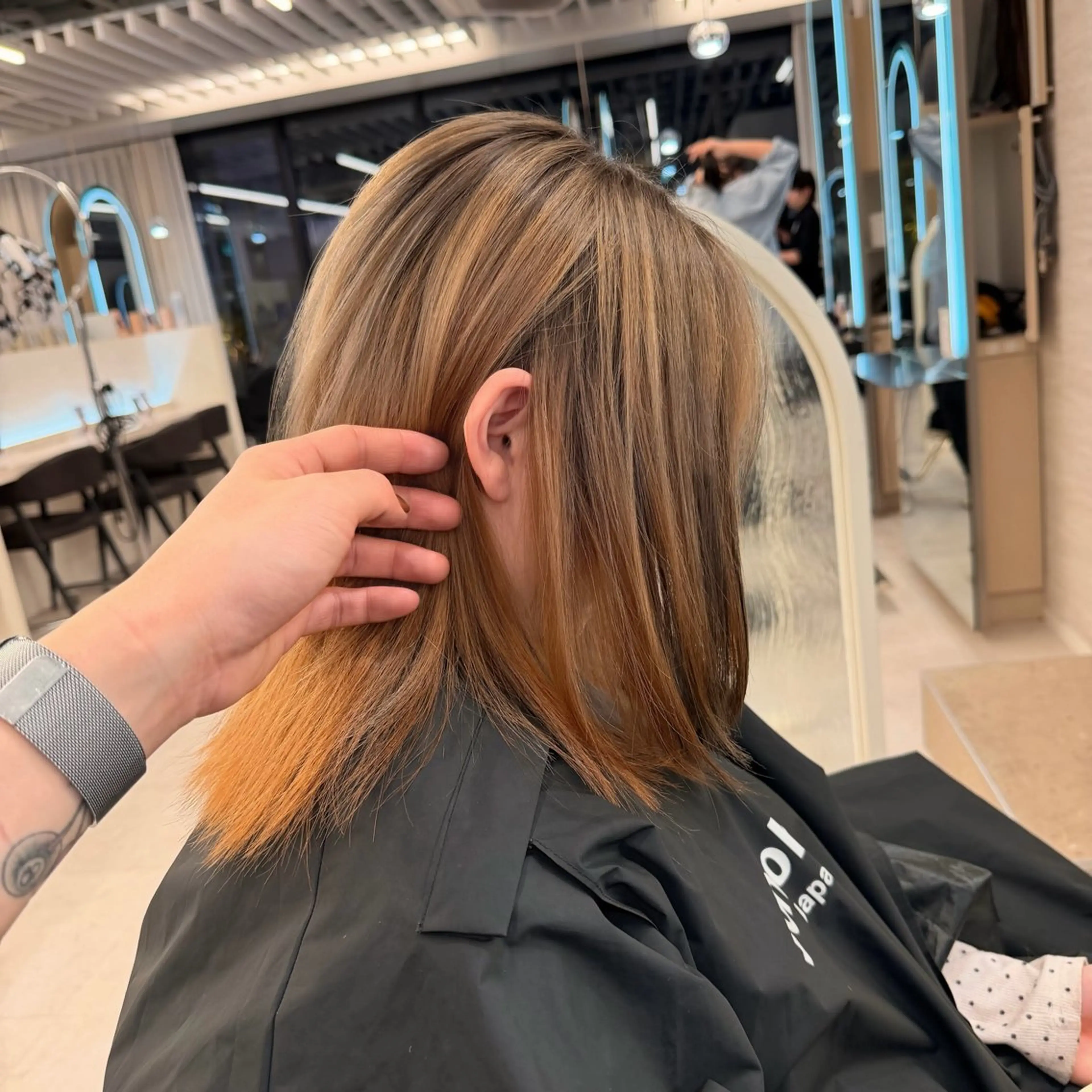 ミディアム カラー デザインカラー ヘアカラー トリートメント 韓国メンズヘア☆ 韓国ヘアYUTOのヘアスタイル