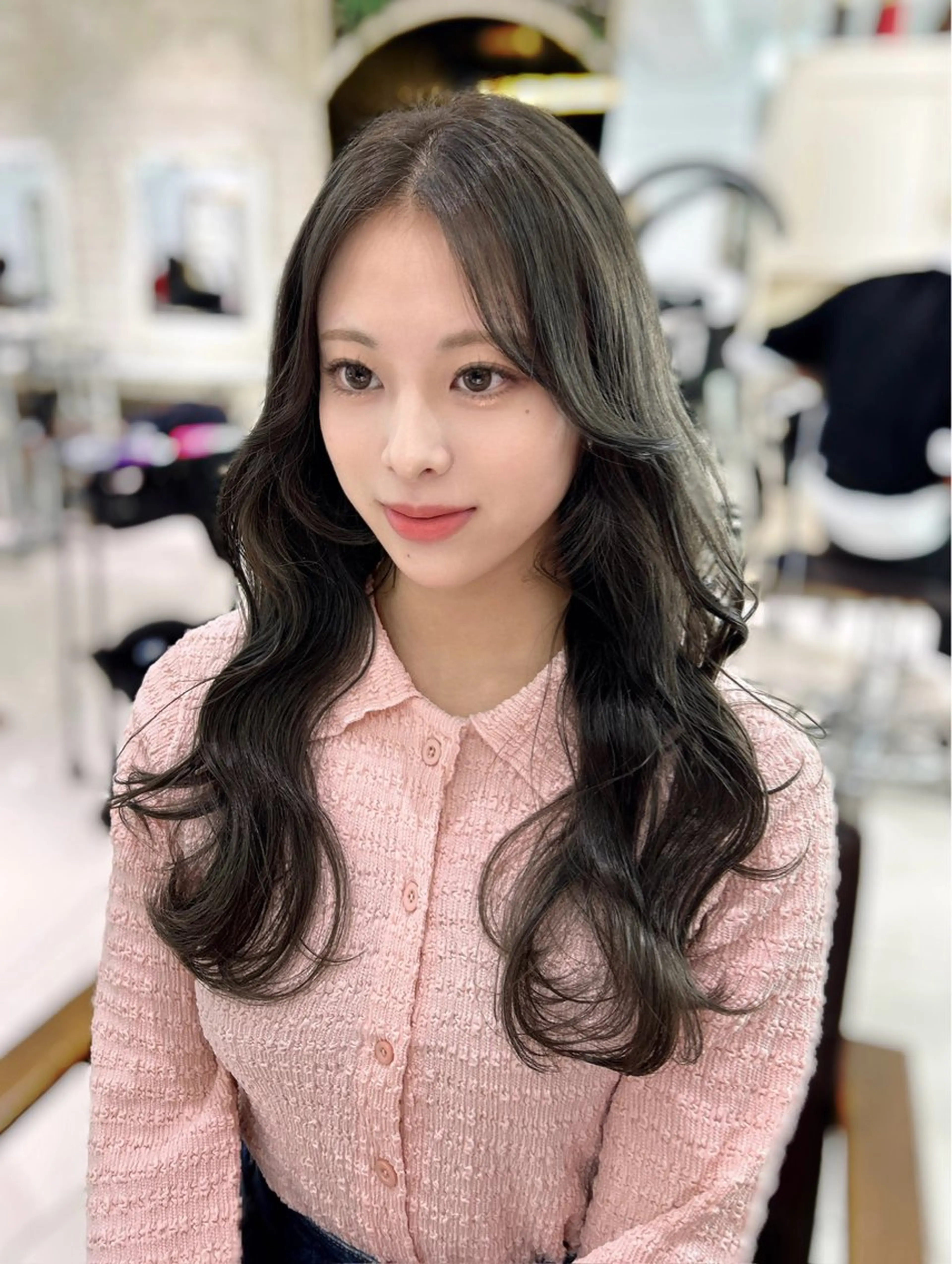 ロング カラー カット ヘアカラー トリートメント 透明感カラー 古山 結季🌙🖤のヘアスタイル