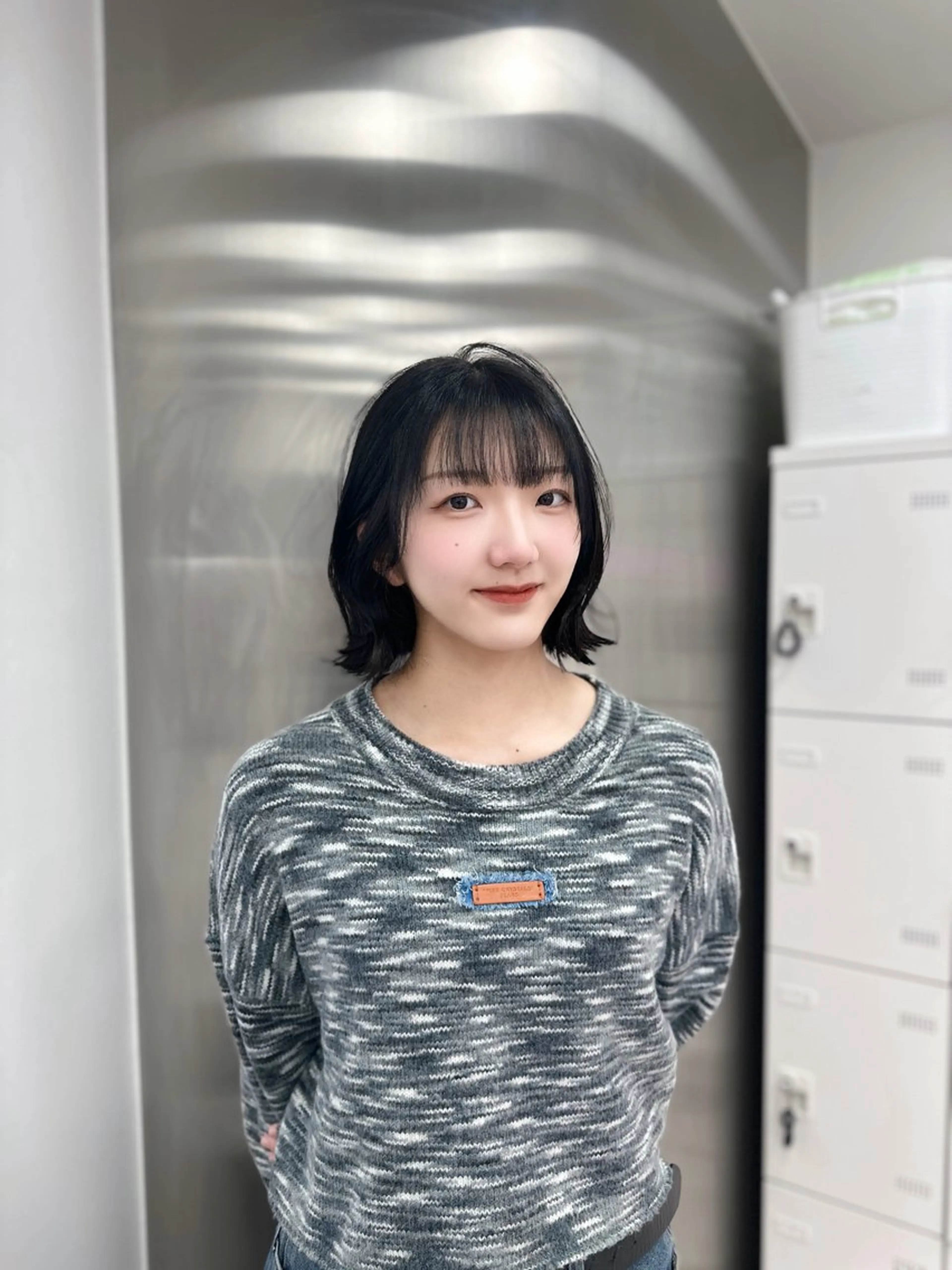 ロング カラー パーマ ヘアアレンジ メンズ キッズ ♥️韓国ヘア レイヤー♥️ゆりのヘアスタイル