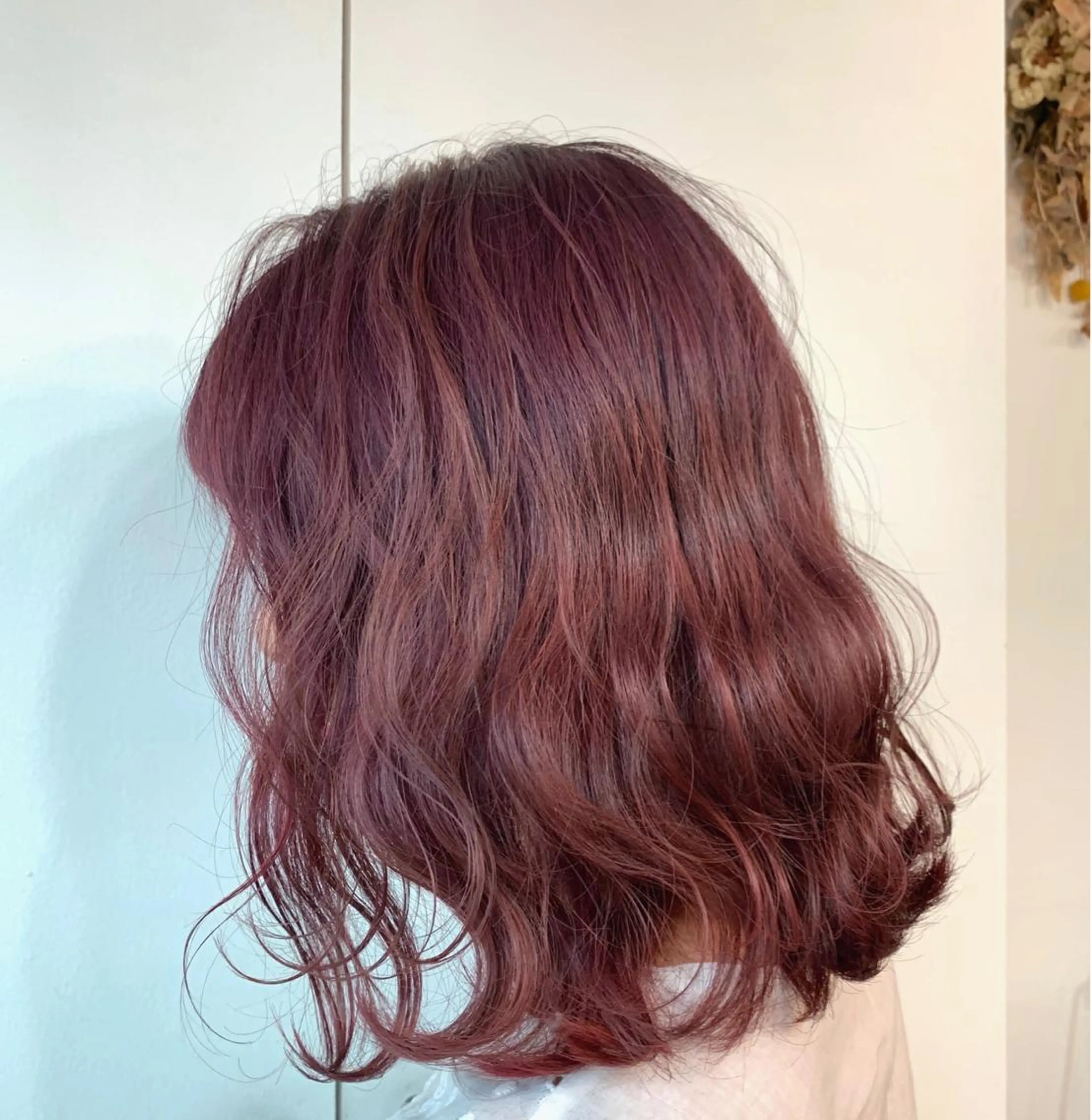 ミディアム カット ヘアカラー トリートメント 一ノ瀬 暁のヘアスタイル