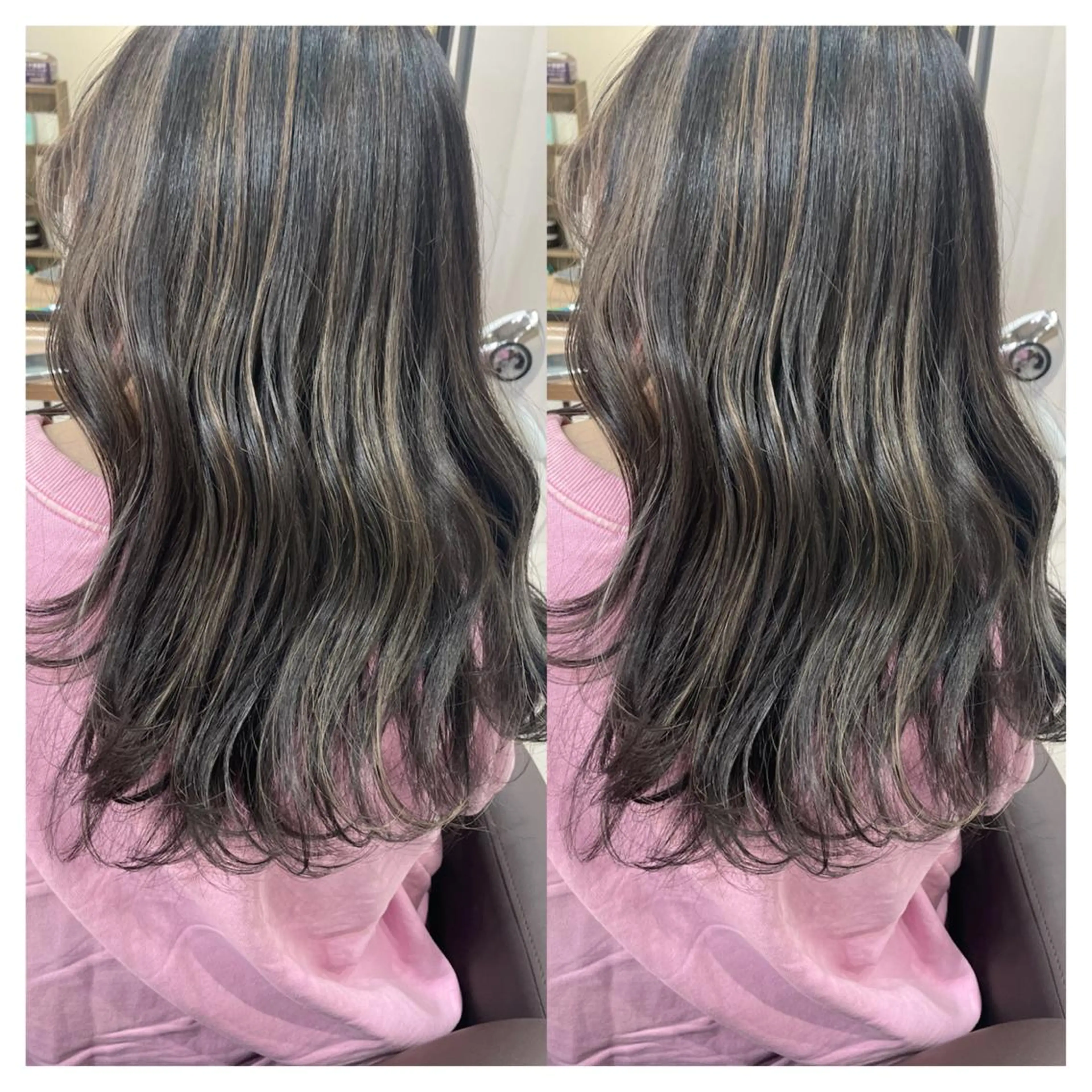 ロング カラー カット ヘアカラー トリートメント 村山 茉衣のヘアスタイル