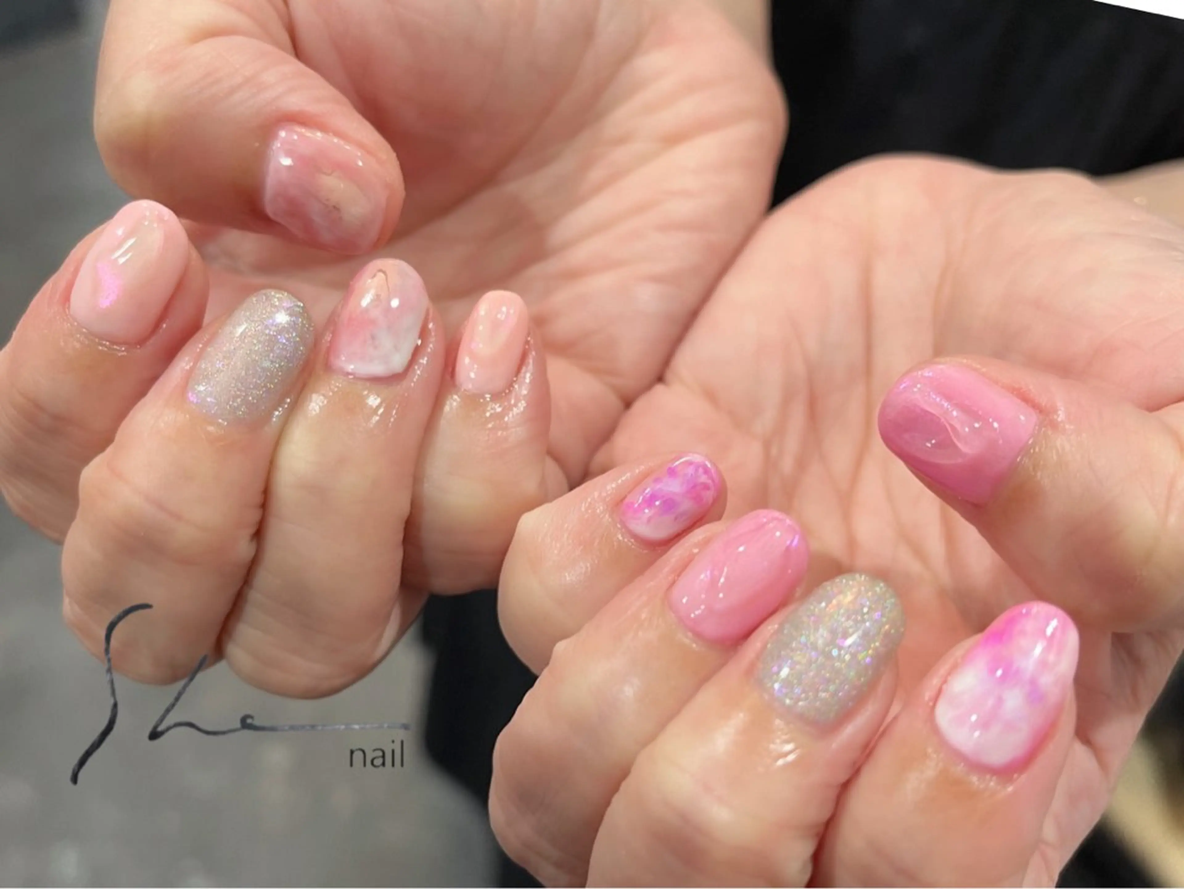 ネイル ハンドネイル SHE adusaのネイルデザイン