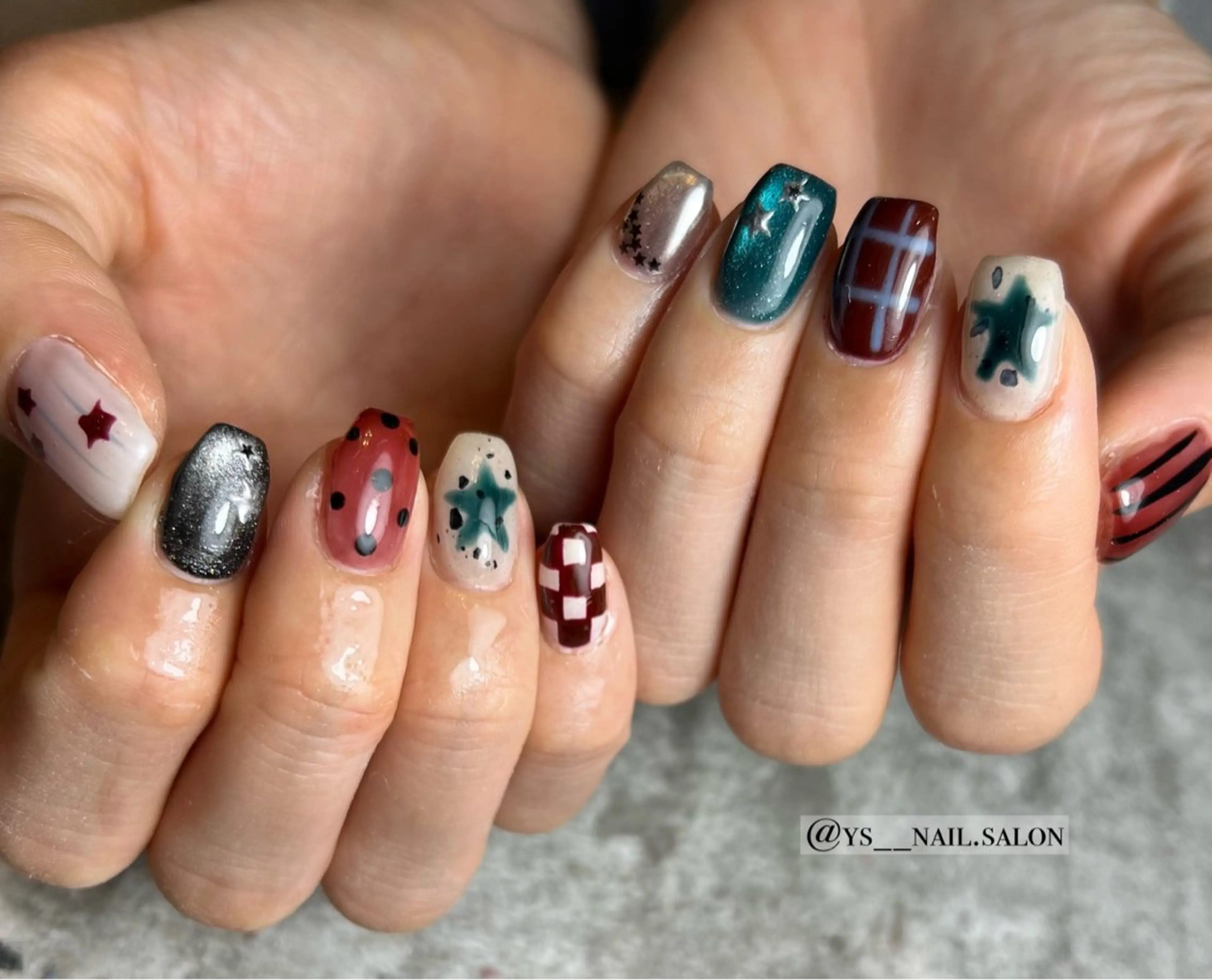ネイル ハンドネイル Y's nail ˚✧₊YUIのネイルデザイン