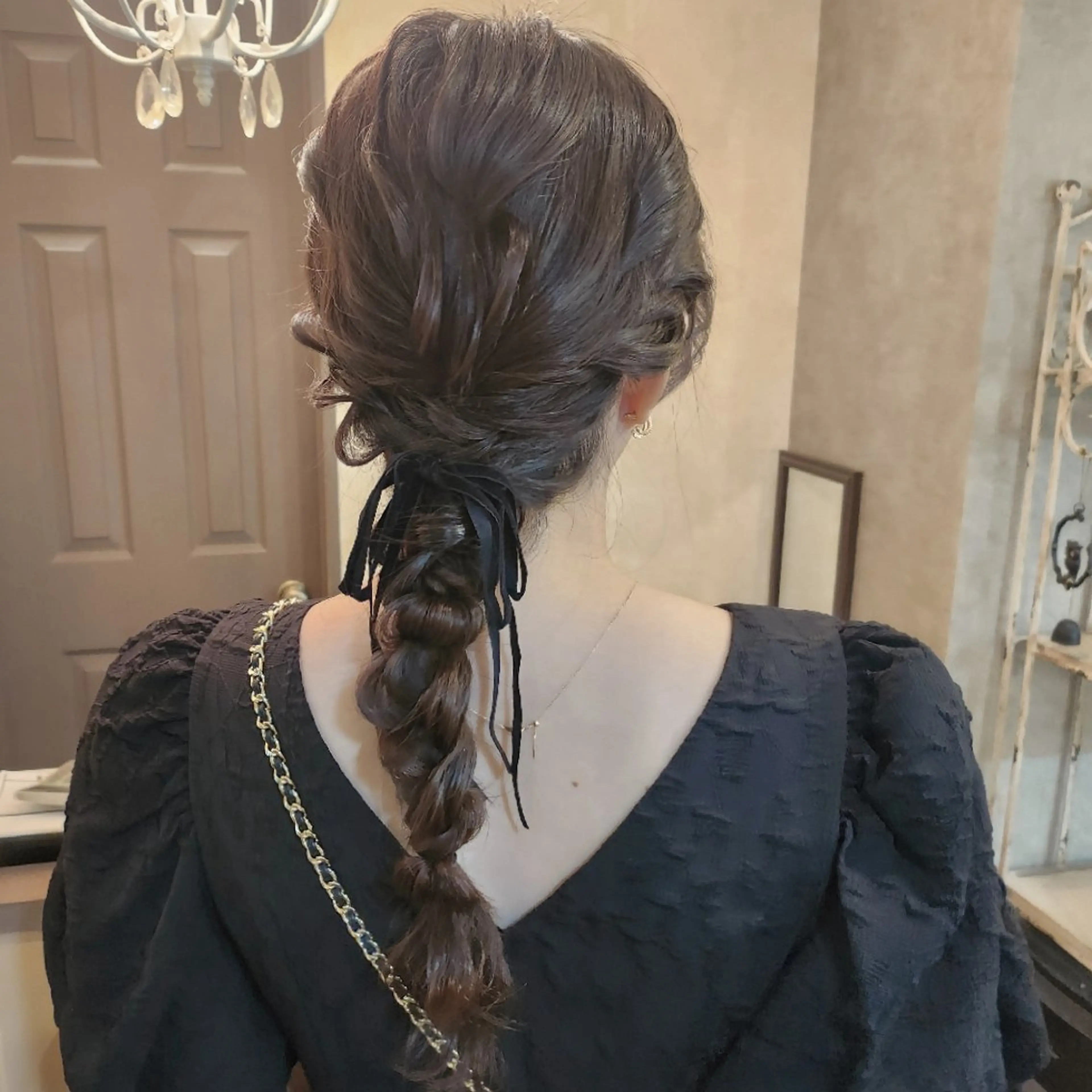 ヘアアレンジ ロング 田井中 悠紀のヘアスタイル