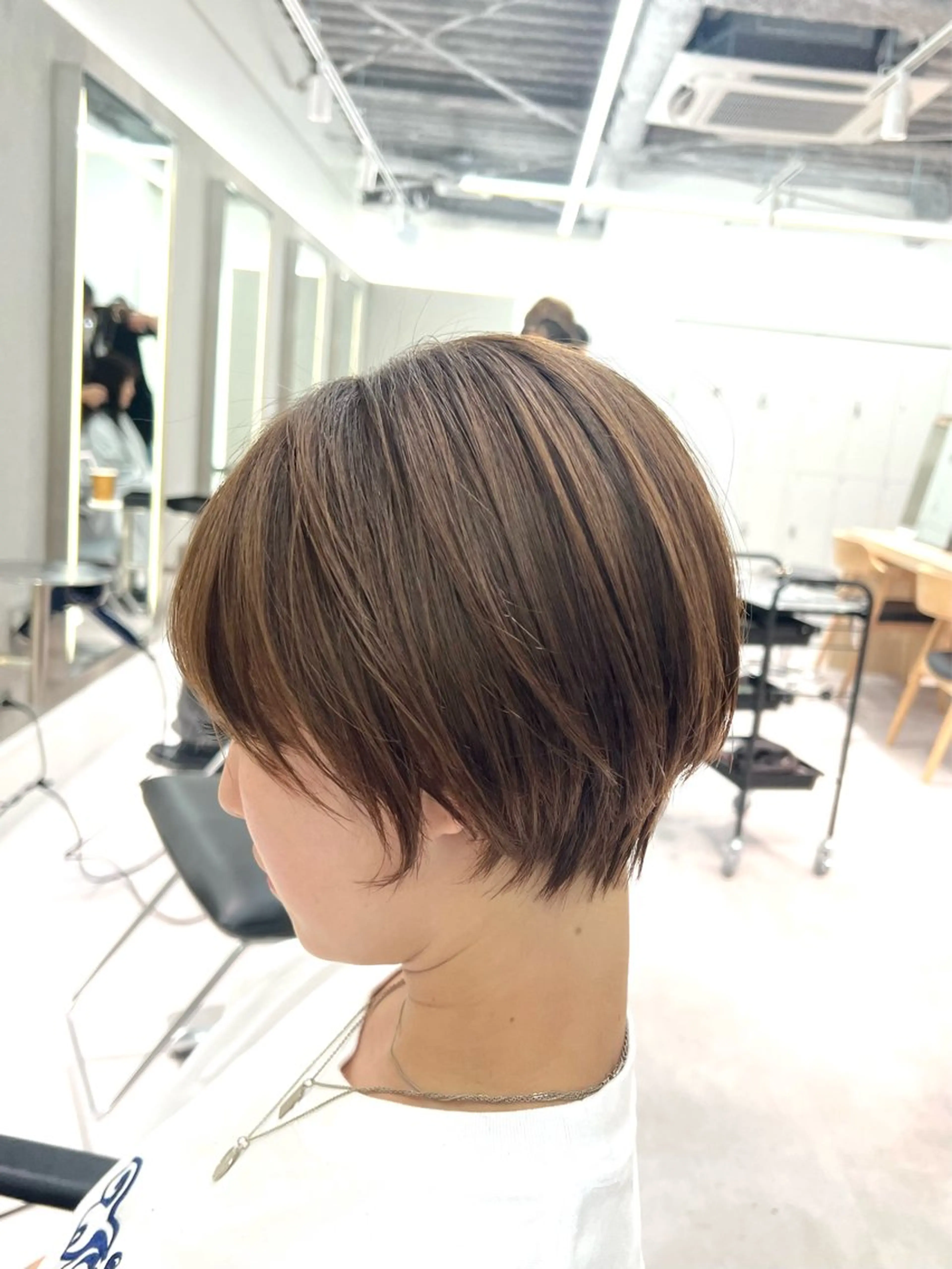 ショート カット ヘアカラー トリートメント ツイスパ/シャドウ 矢吹俊大郎のヘアスタイル