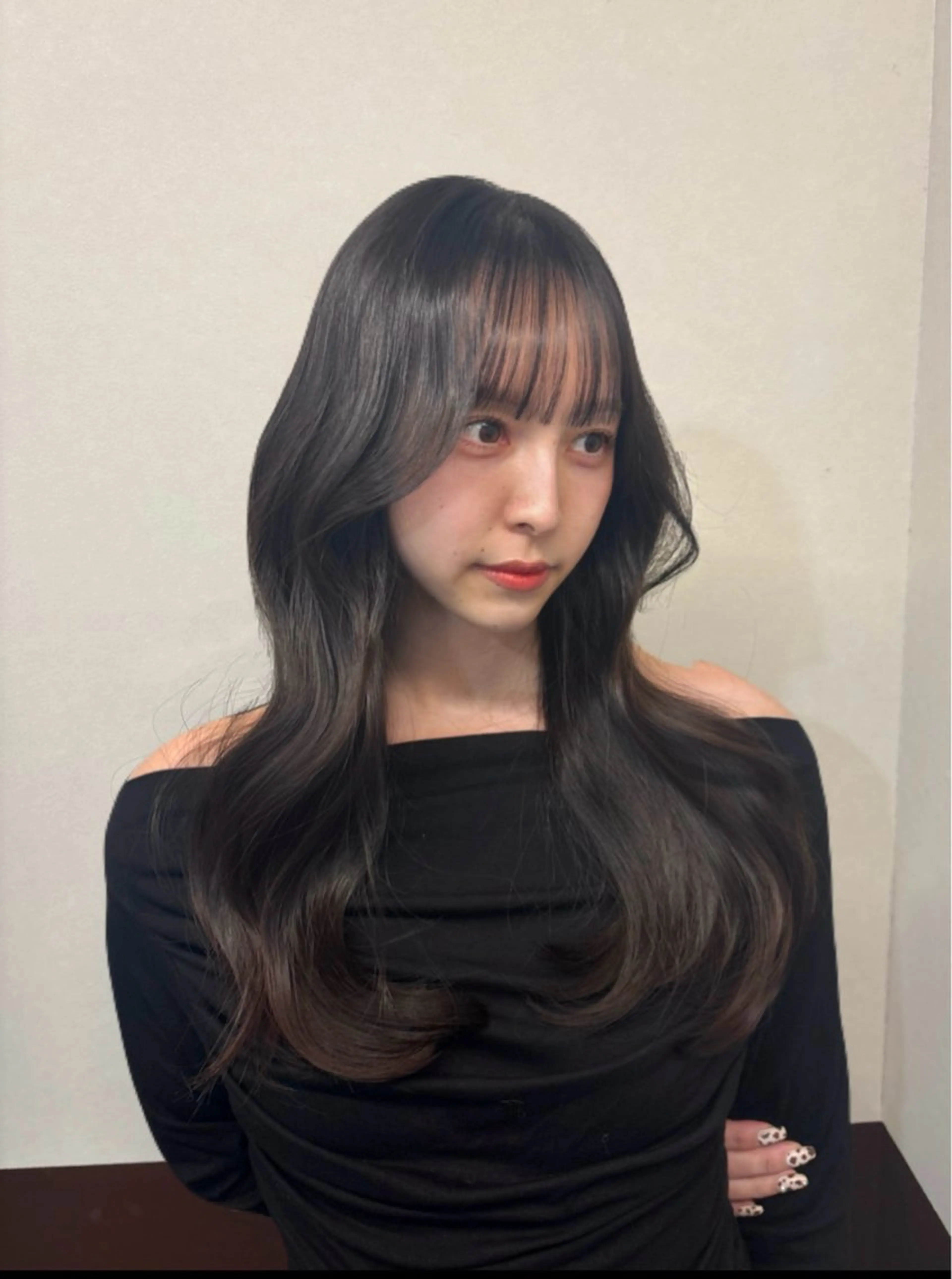 ロング カラー 韓国×髪質改善カラー 💎hinaのヘアスタイル