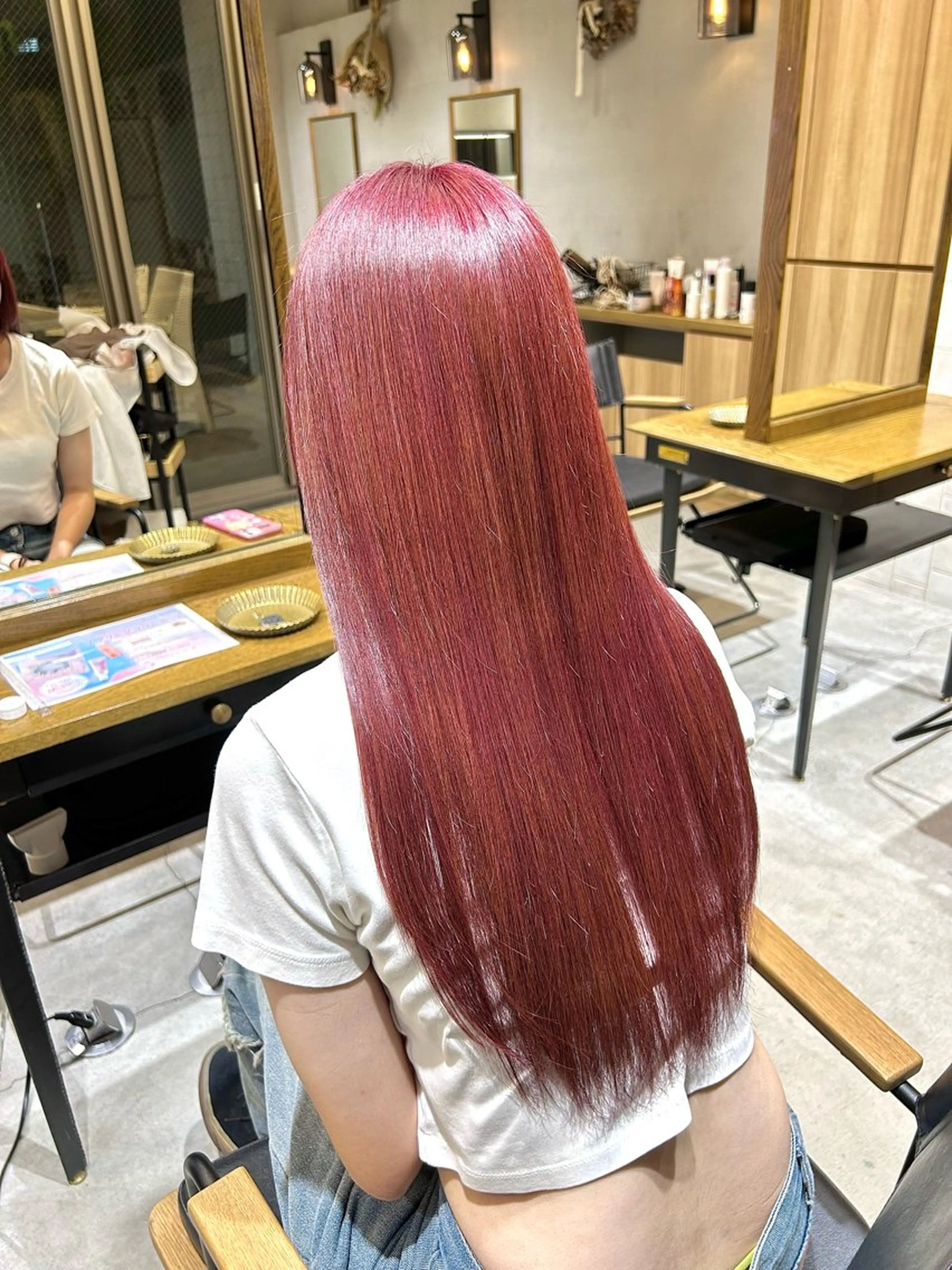 ロング カラー 名古屋/レイヤー 島原　由璃のヘアスタイル