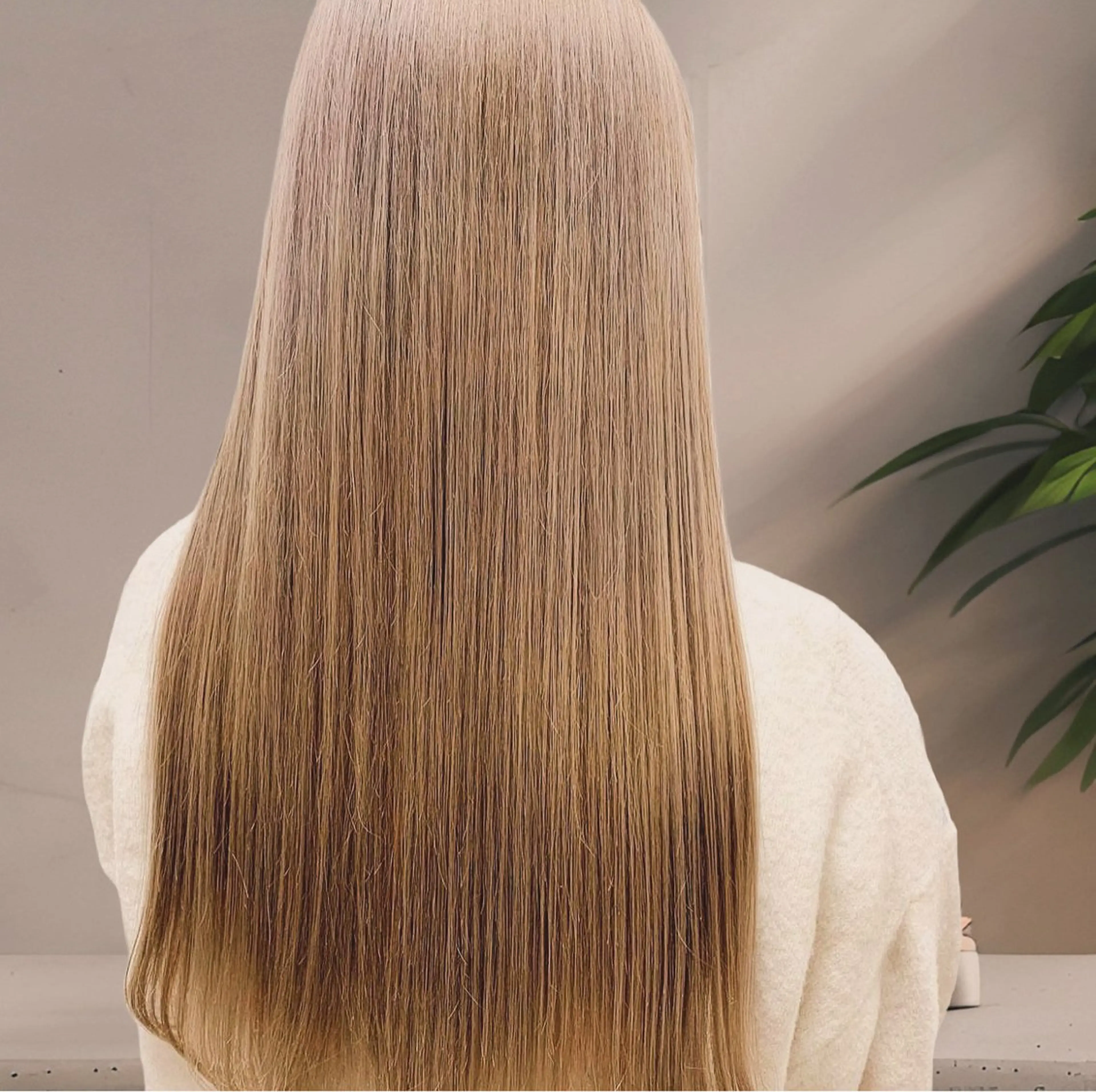 カラー 縮毛矯正×髪質改善 カラー×クロスパーマのヘアスタイル