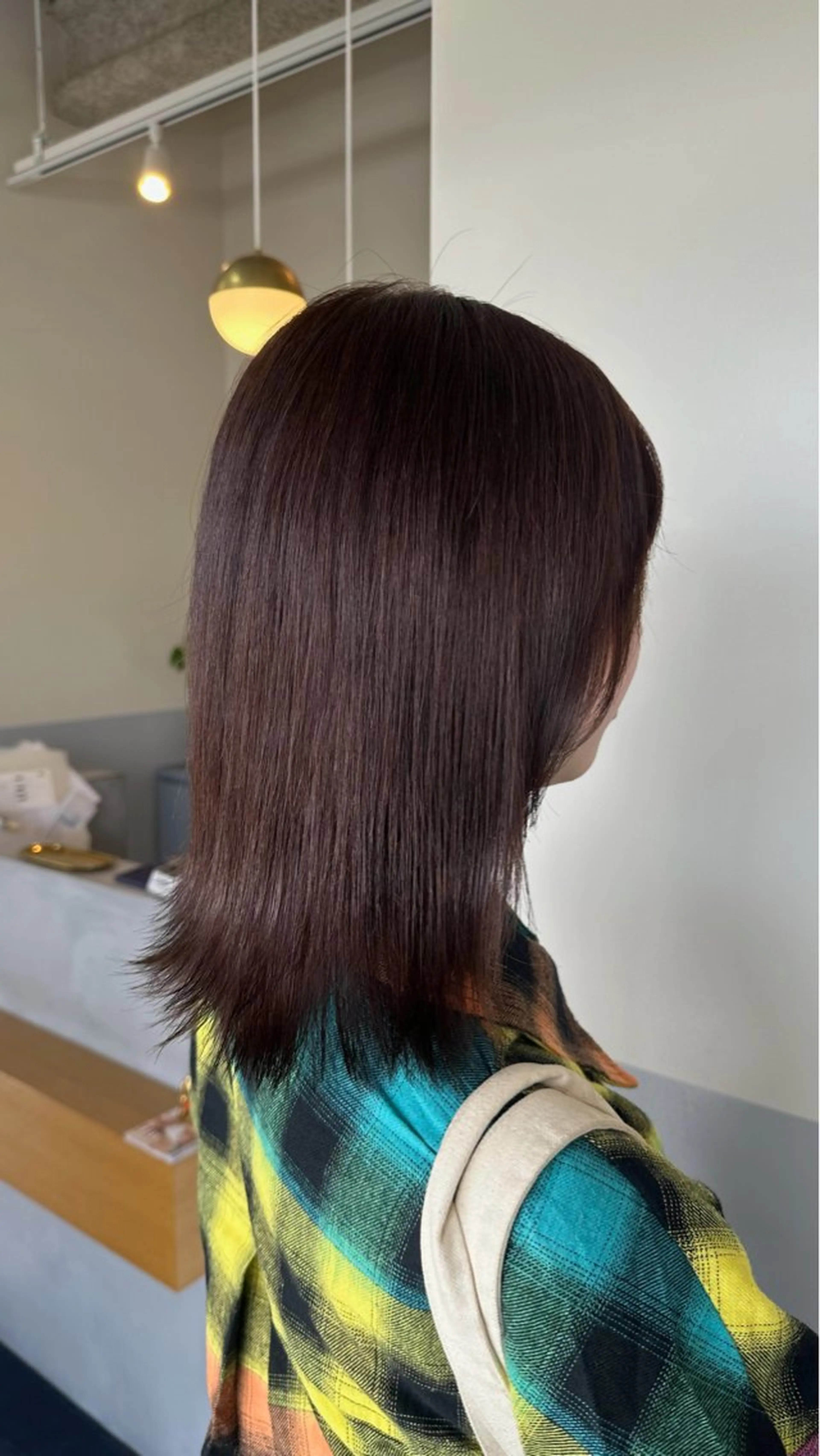 ミディアム カラー ベージュカラー ピンクカラー ピンクベージュ ヘアカラー 艶カラー/岡崎 /おかもとななのヘアスタイル