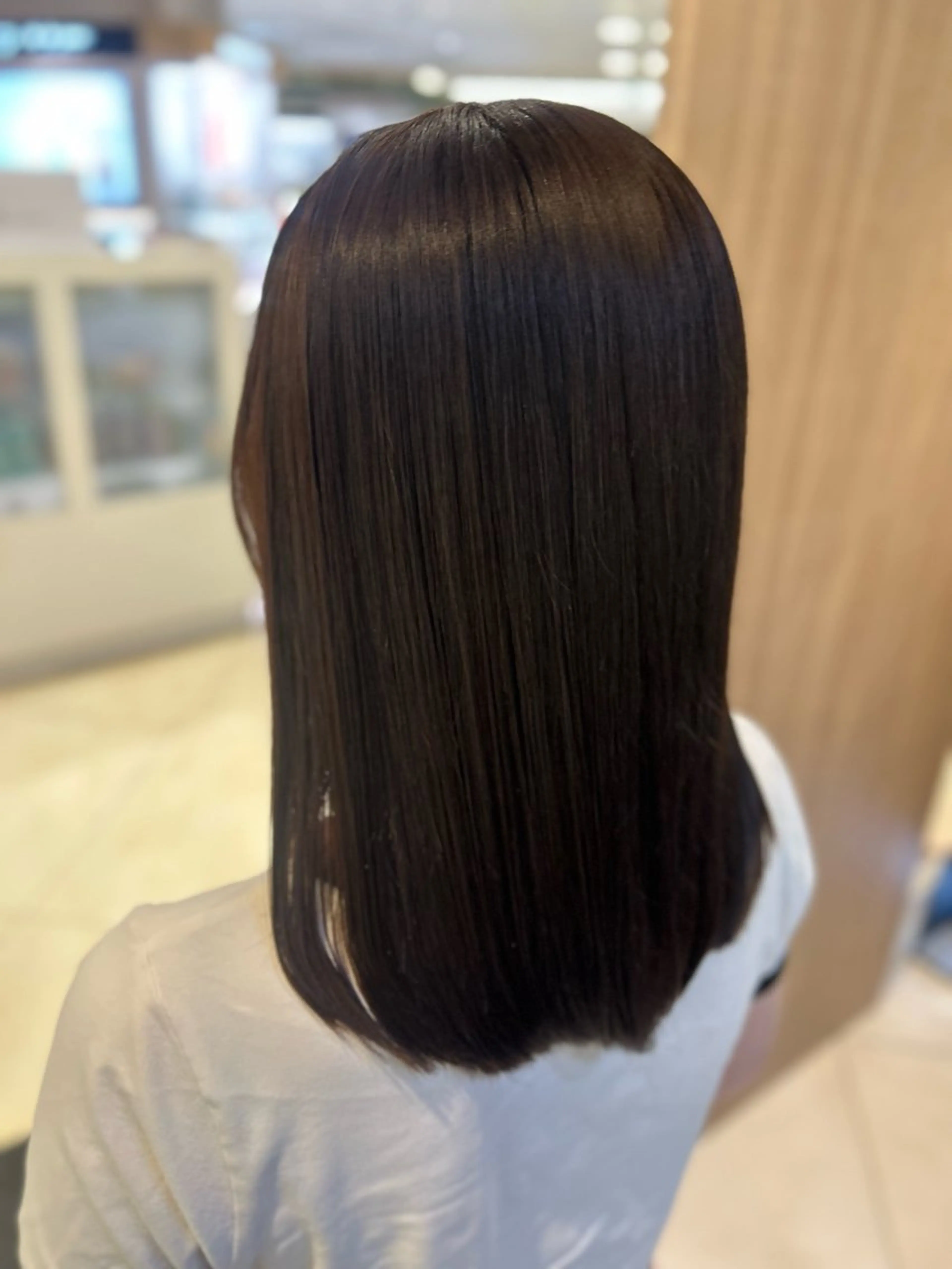 ミディアム カラー カット ヘアカラー トリートメント 縮毛矯正/髪質改善/ 艶髪ササキナツミのヘアスタイル