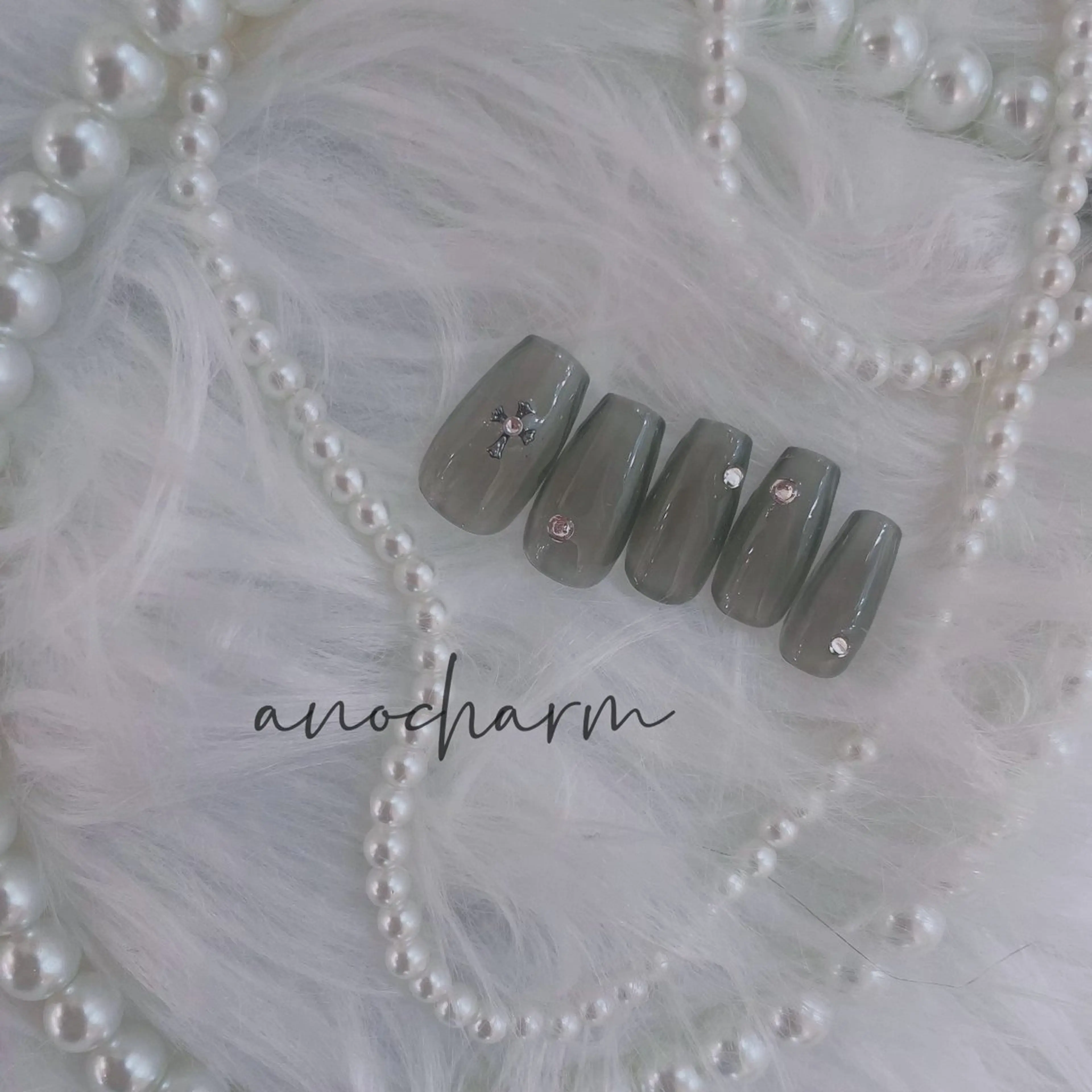 ネイル ハンドネイル anocharm _annaのマツエク・マツパデザイン