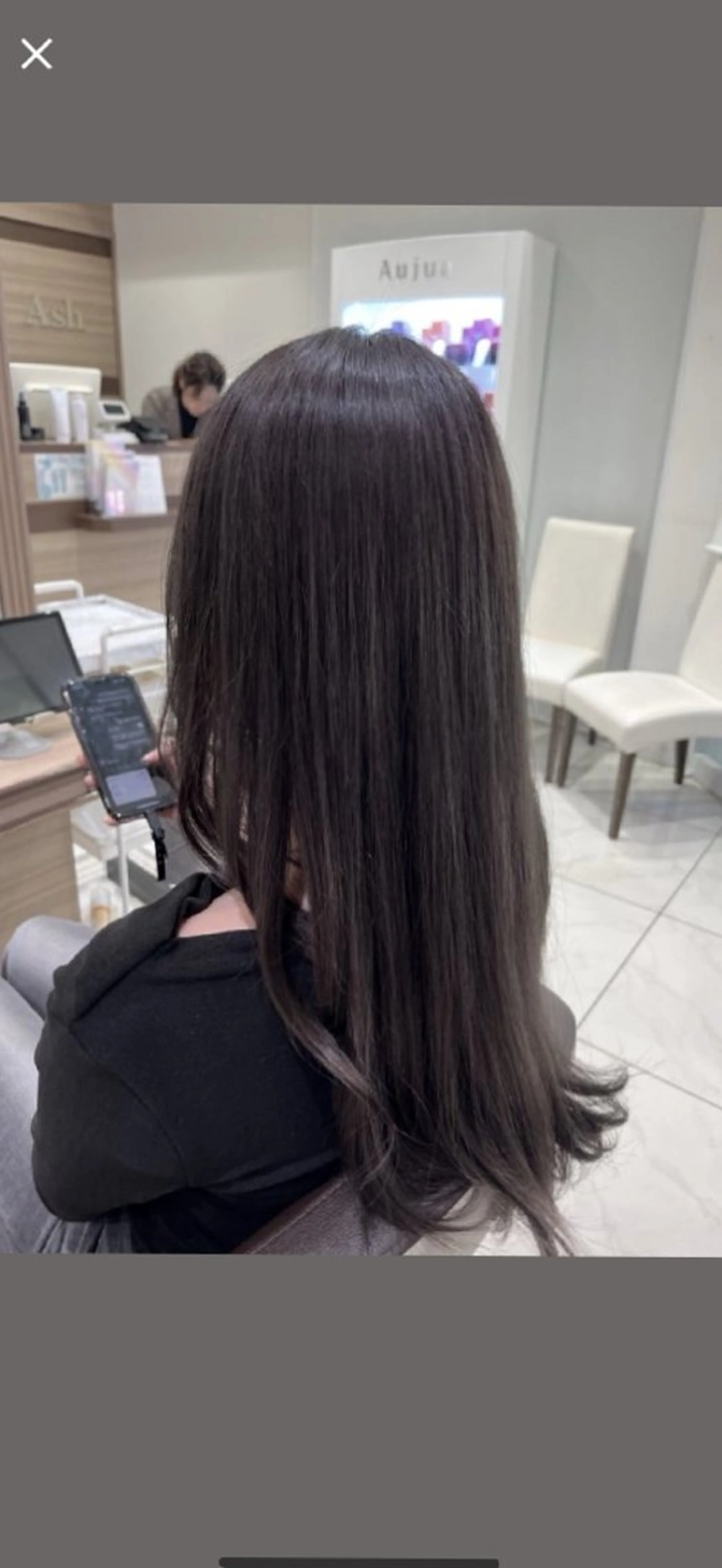 ロング 顔まわりレイヤー 顔周りカット レイヤーカット 佐々木 萌のヘアスタイル