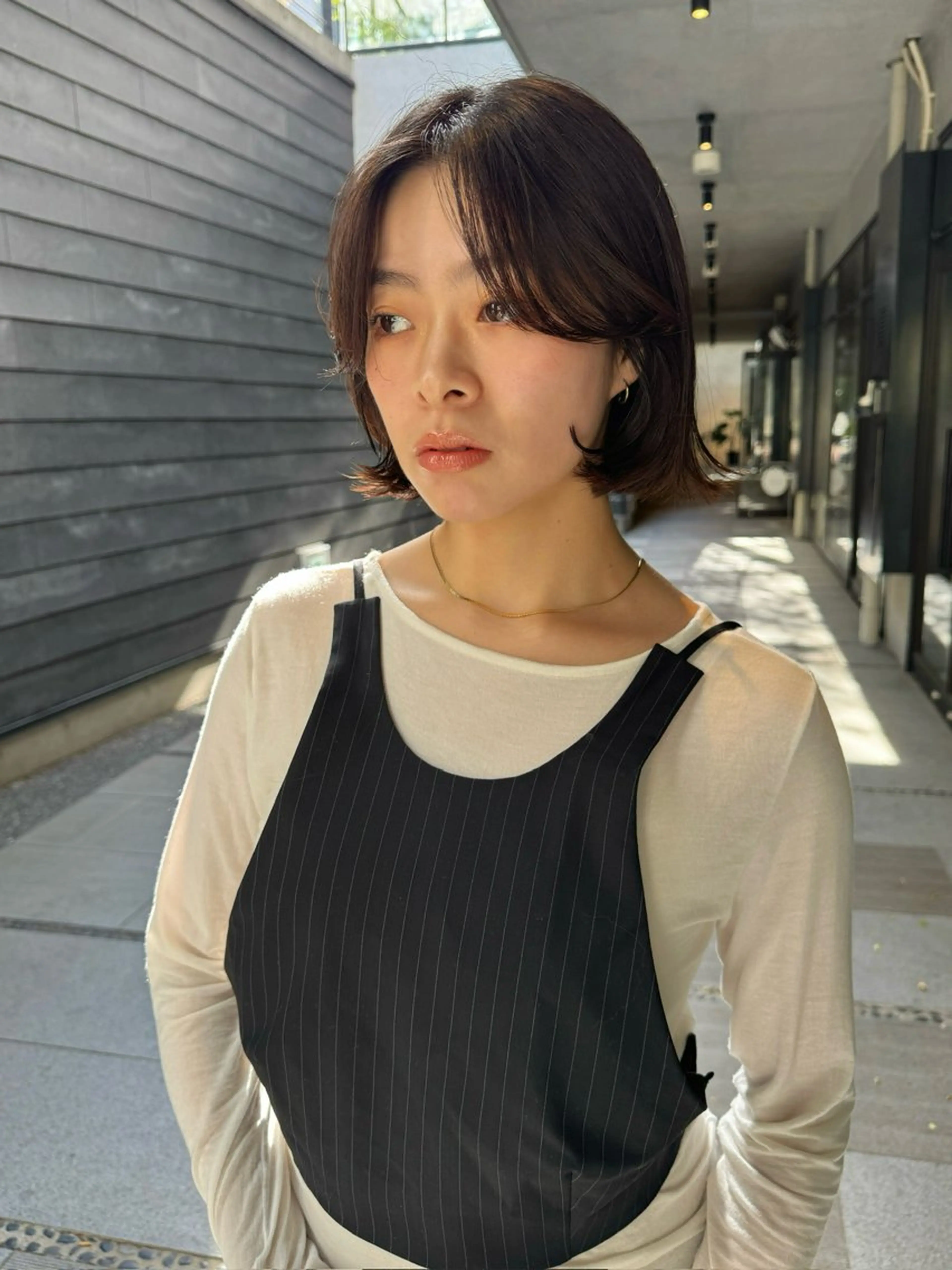 ショート カラー ayaka/暖色 /ニュアンスボブのヘアスタイル