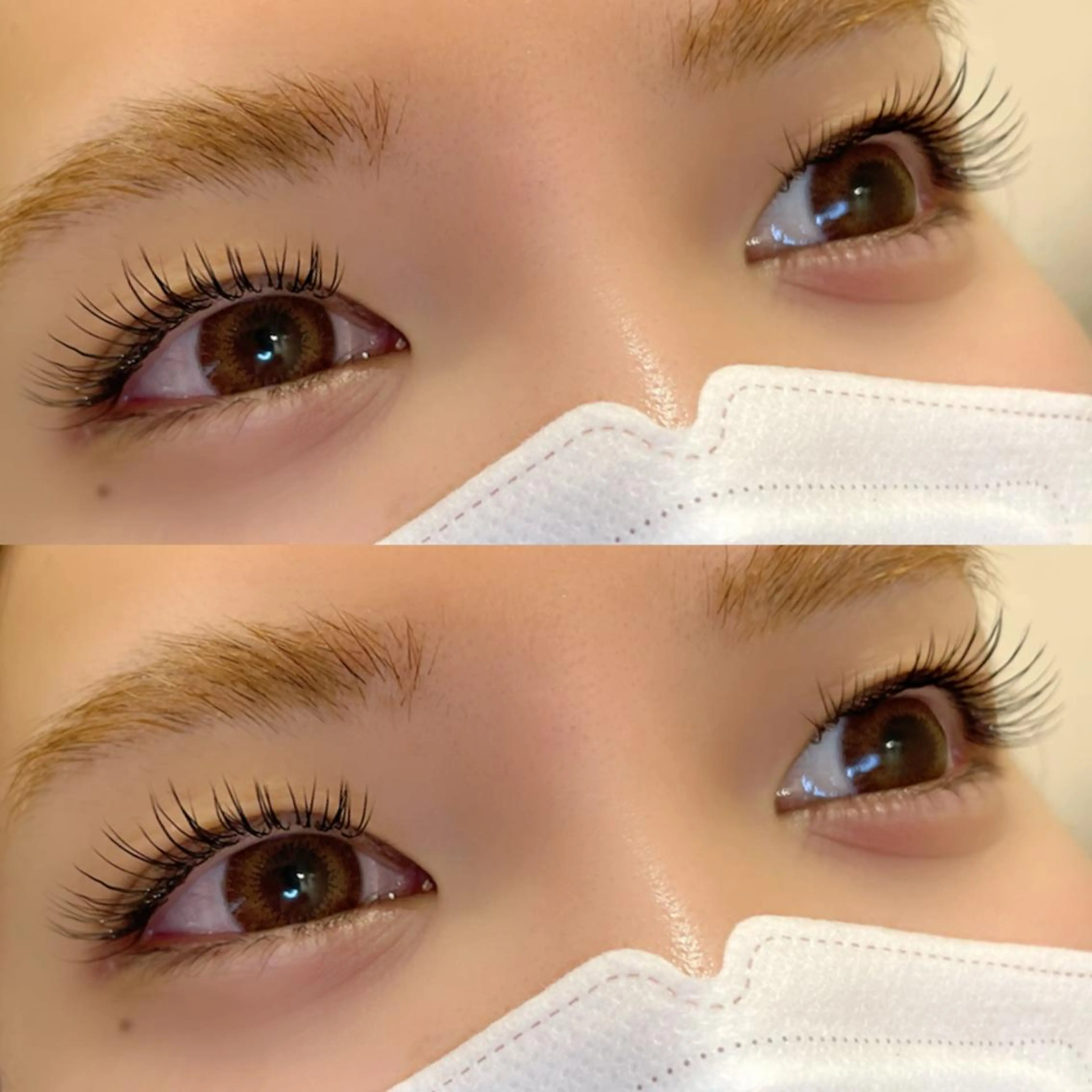 マツエク・マツパ フラットラッシュ Jカール ナチュラル パリジェンヌラッシュリフト まつげパーマ マツエク 💕丸島 夏名🐰🍀のマツエク・マツパデザイン