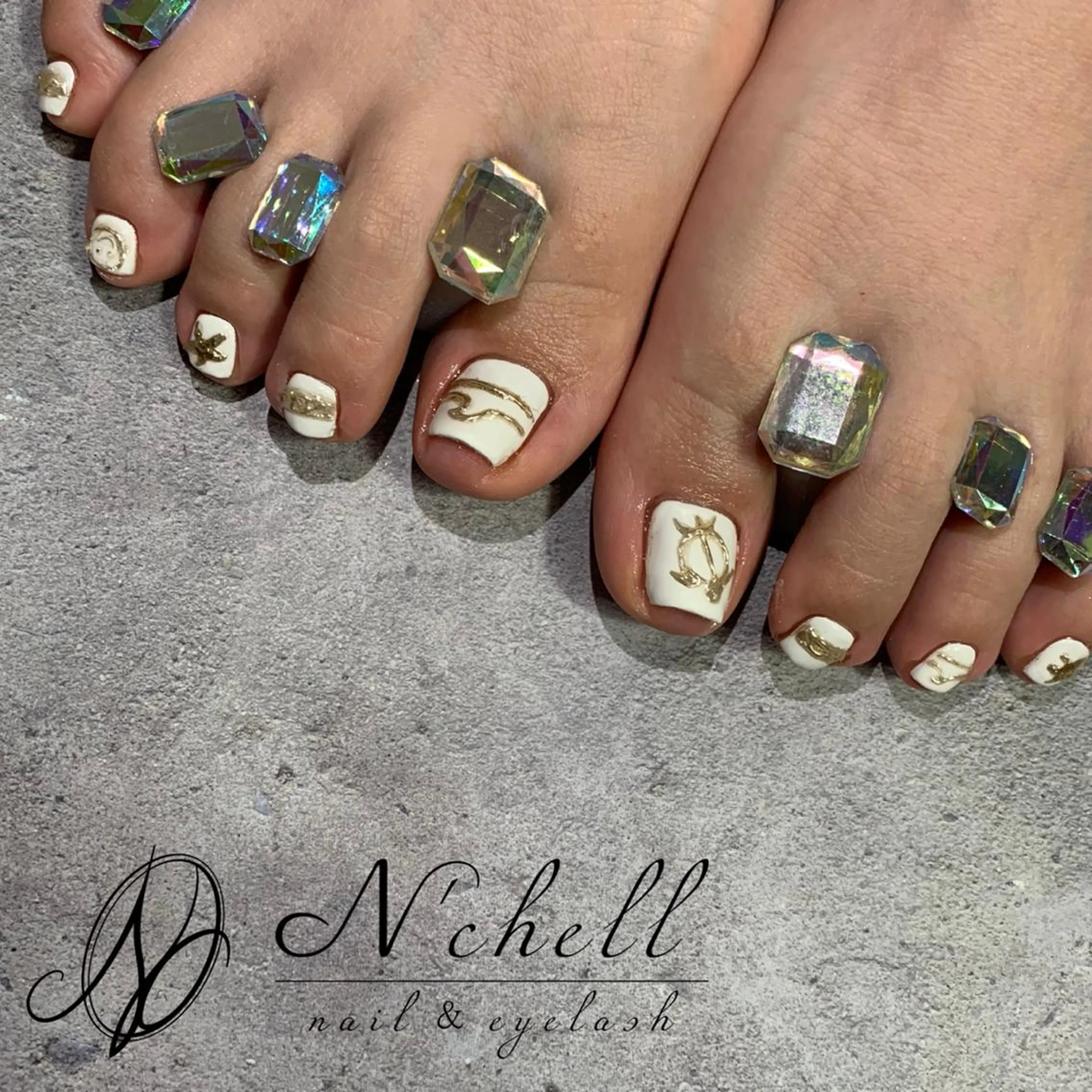 ネイル アートネイル フットネイル Nailist Minekiのネイルデザイン