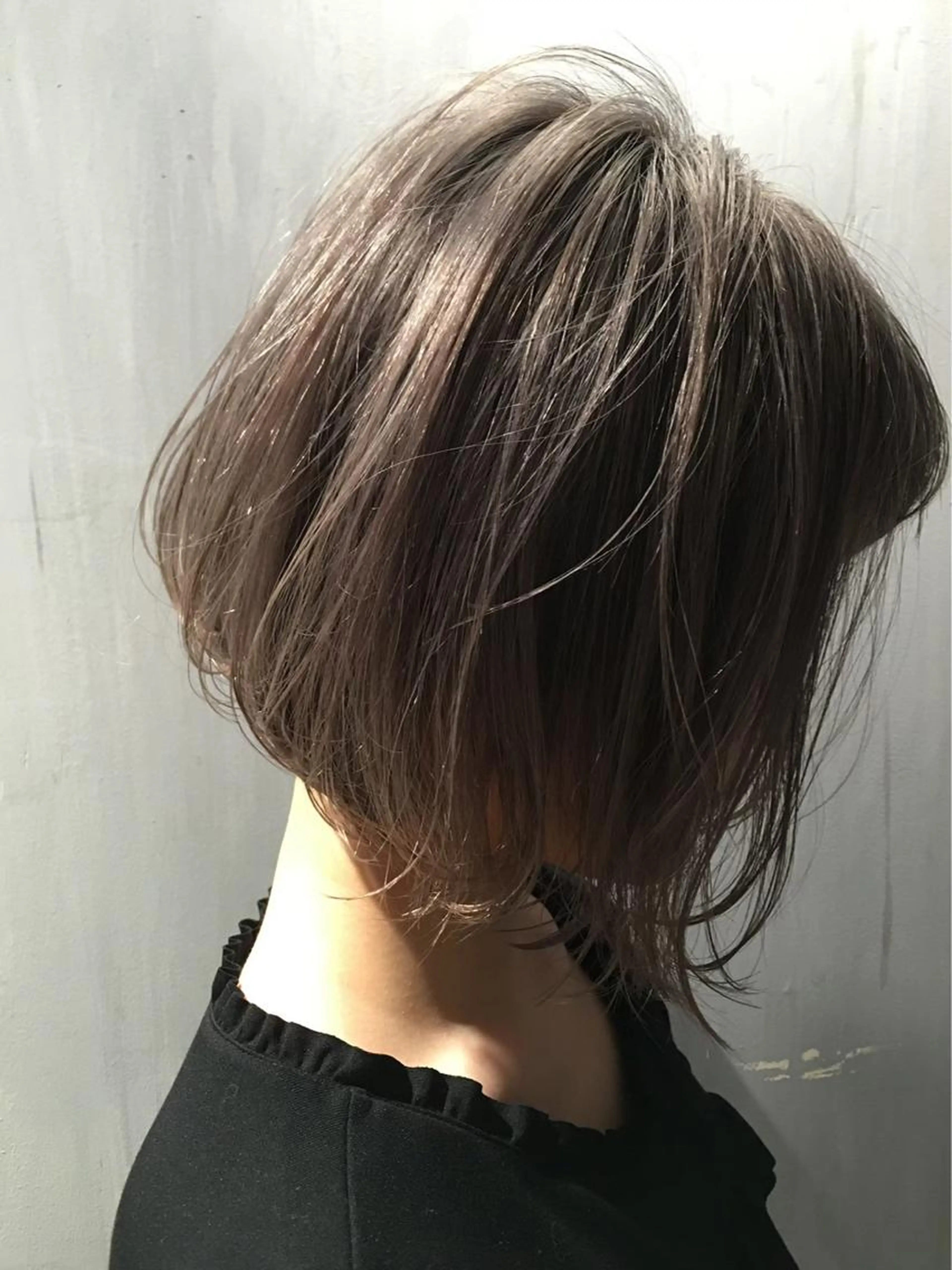 ☁️赤みを抑えたい人限定☁️❣️赤みのないグレージュカラー+システムトリートメント❣️☁️の写真