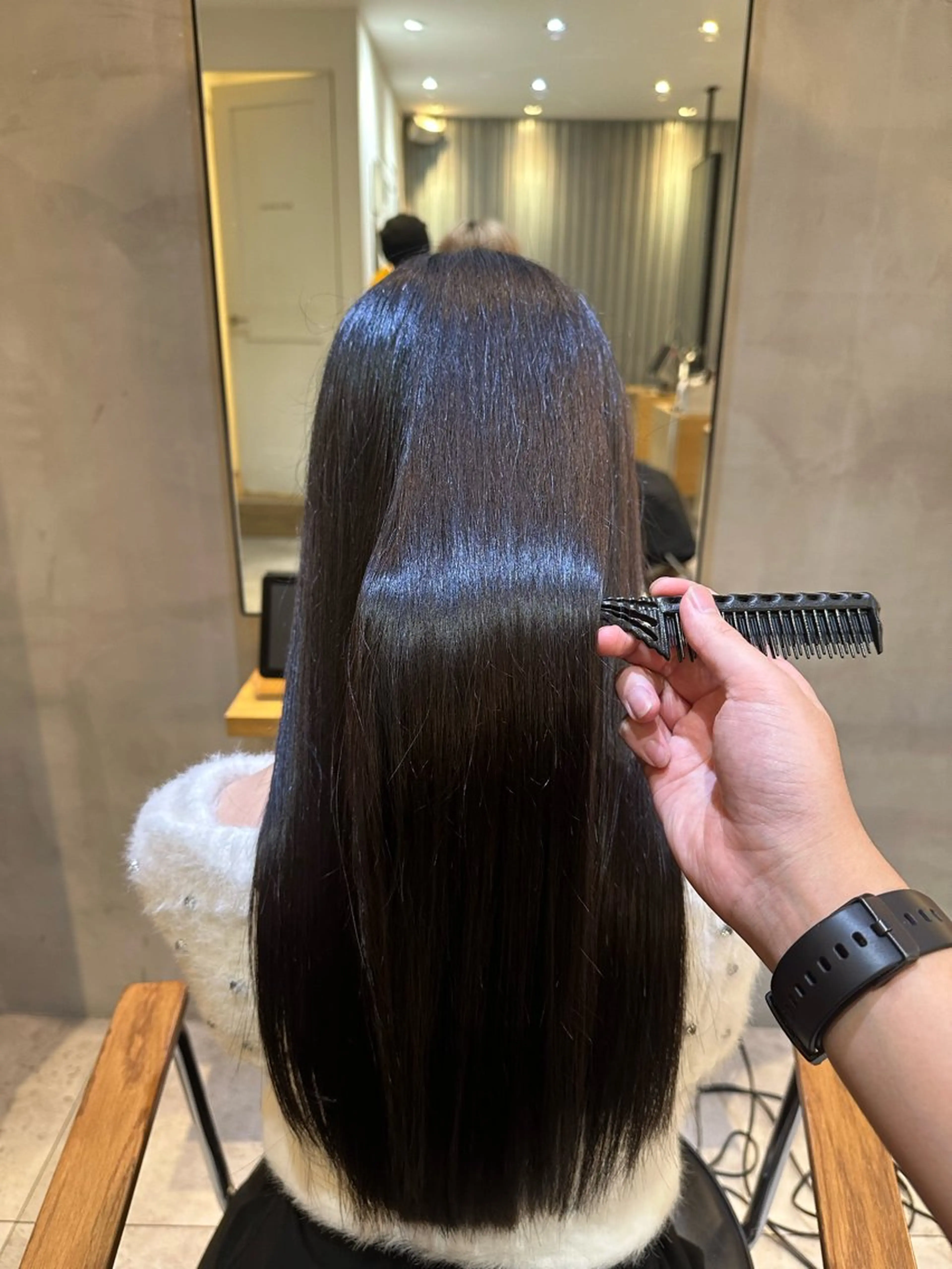 セミロング トリートメント 🪞個室サロン/韓国 艶髪/keito🪞のヘアスタイル
