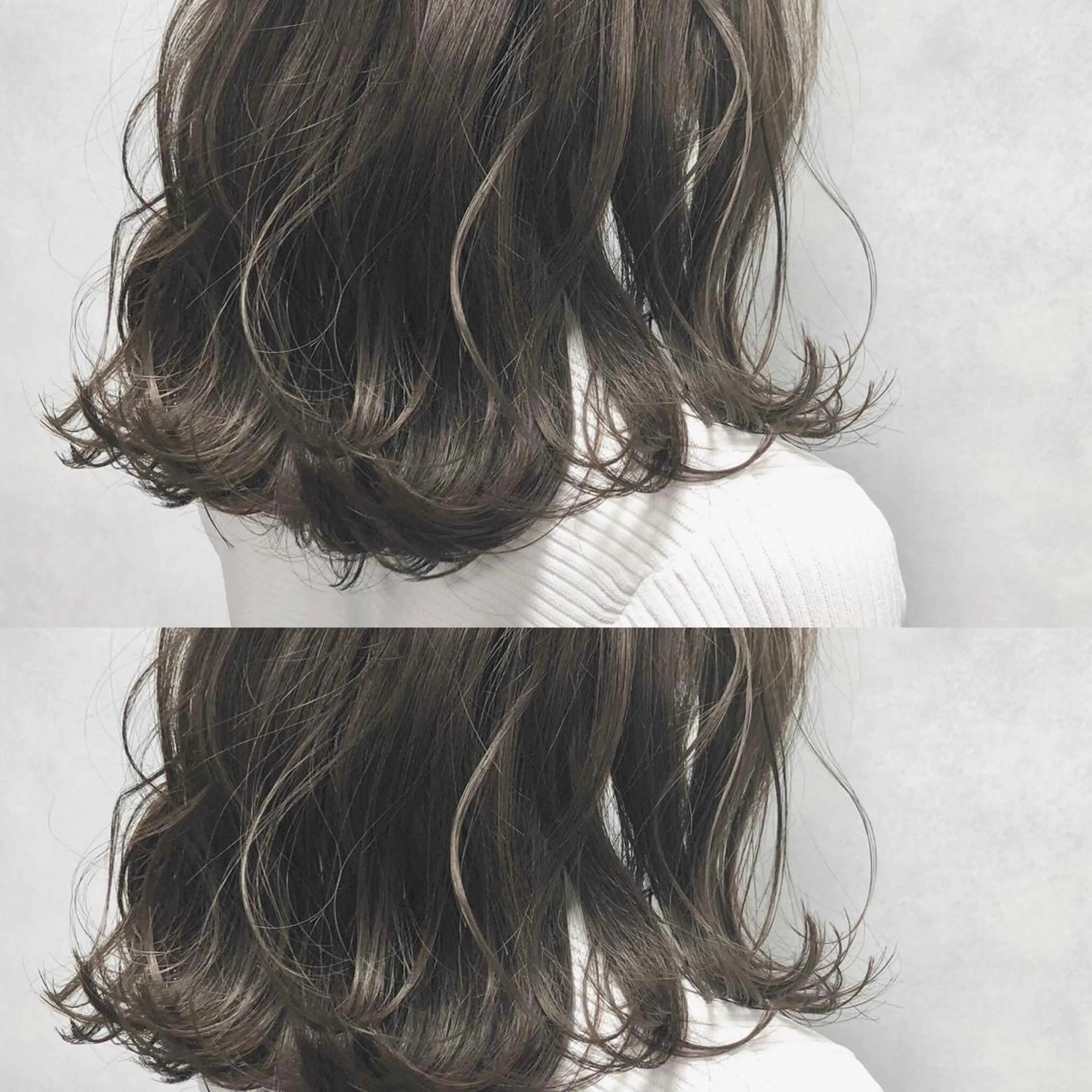 ミディアム ハイライト ヘアカラー トリートメント 小澤大輔 YOLO hairのヘアスタイル