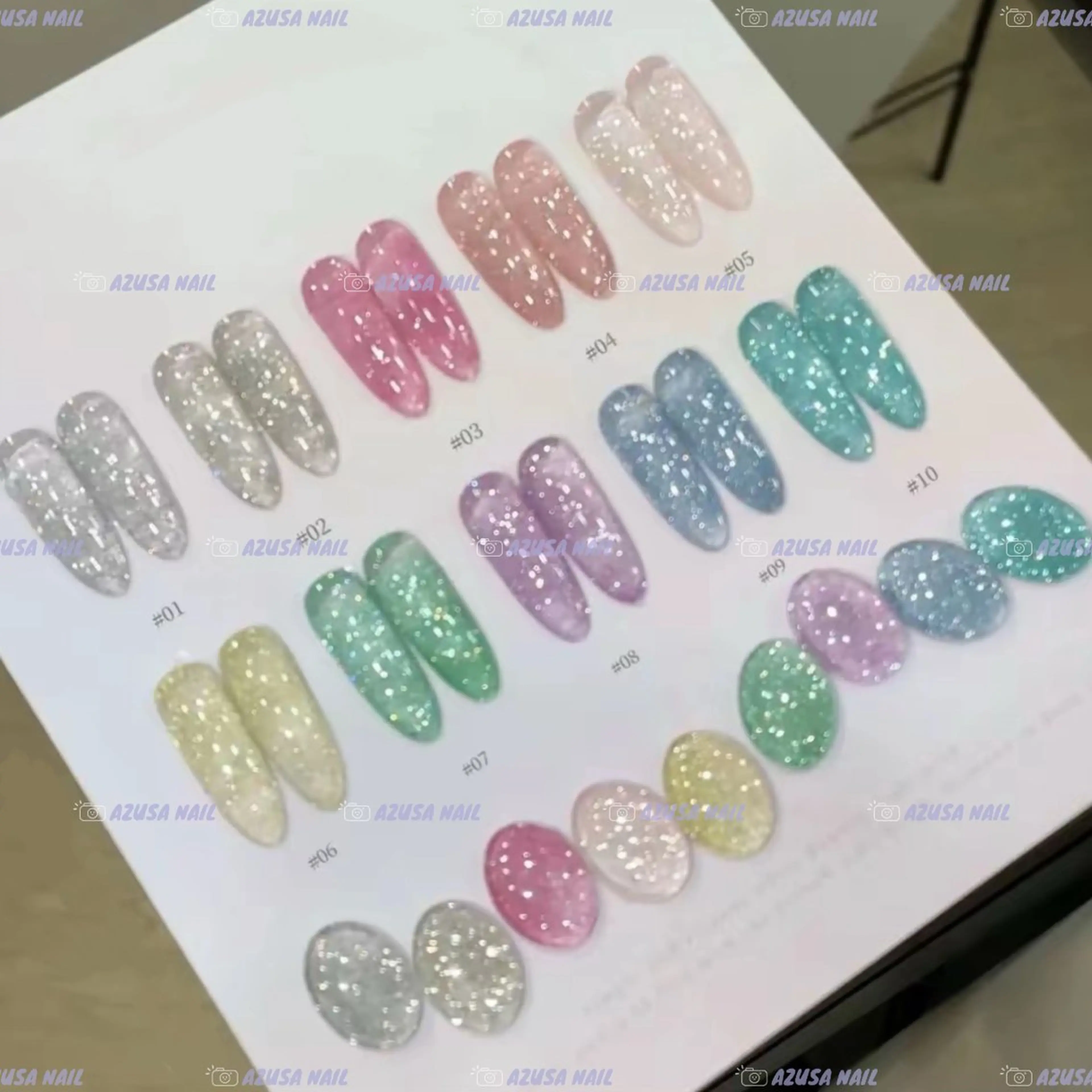 ネイル キラキラネイル ラメ(グリッター) ラメグラデーション ワンカラーネイル ハンドネイル 🧸自宅ネイル あずさのネイルデザイン