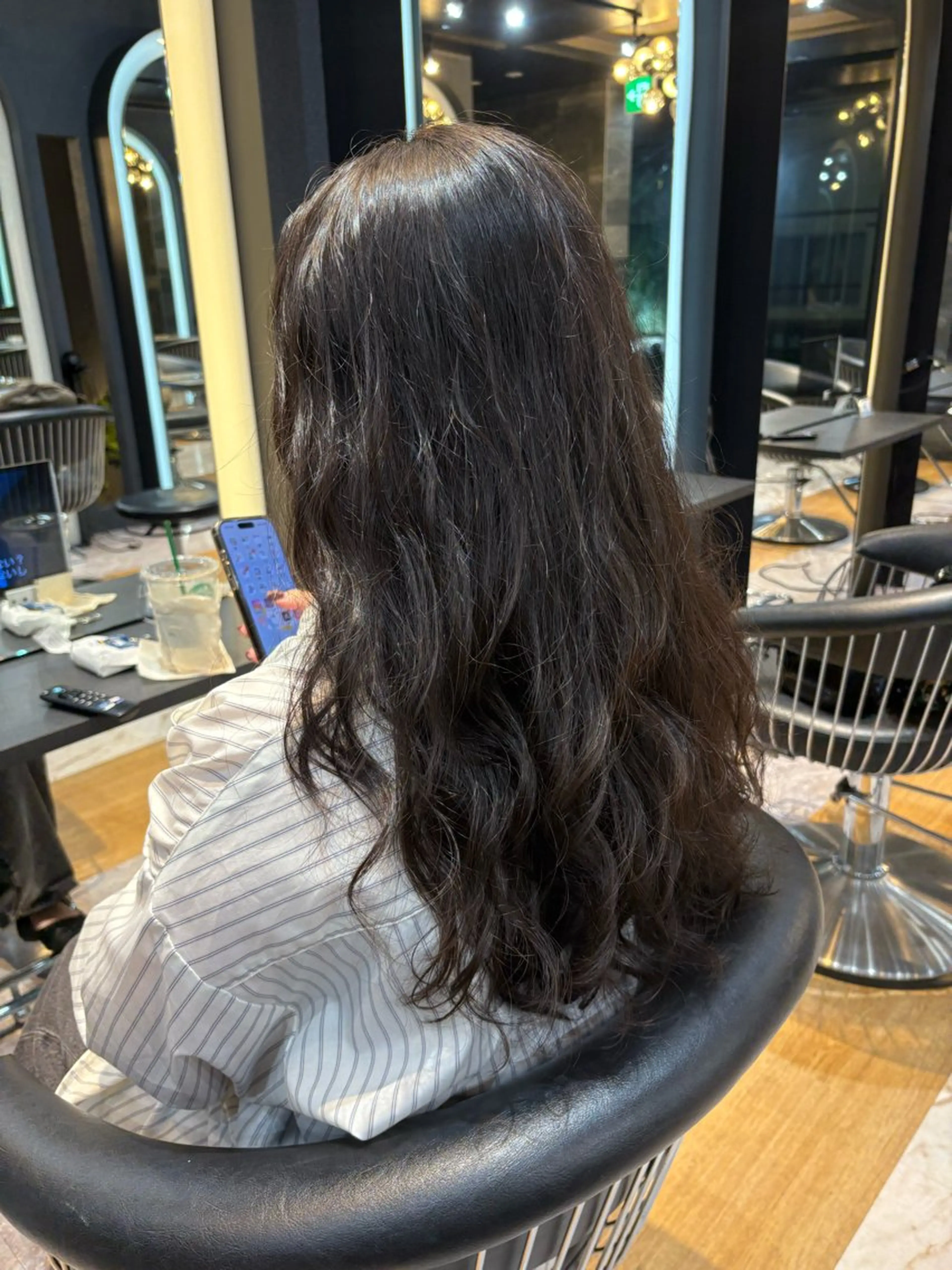 ロング パーマ カット パーマ SALOWIN三軒茶屋店所属・髪質改善/艶髪 やまなかのヘアスタイル