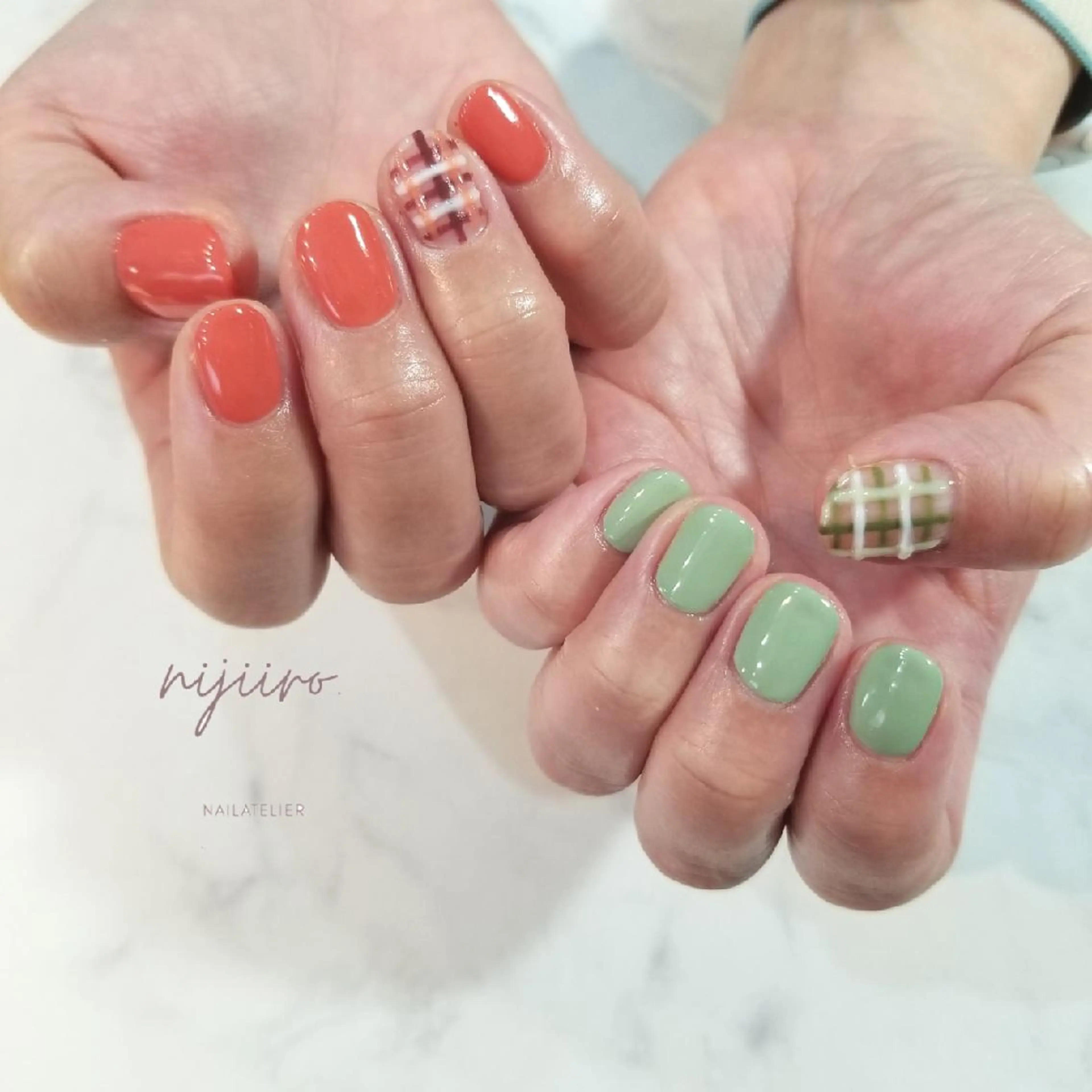 ネイル ぷっくりネイル ハンドネイル nijiiro🌈 サトウのネイルデザイン