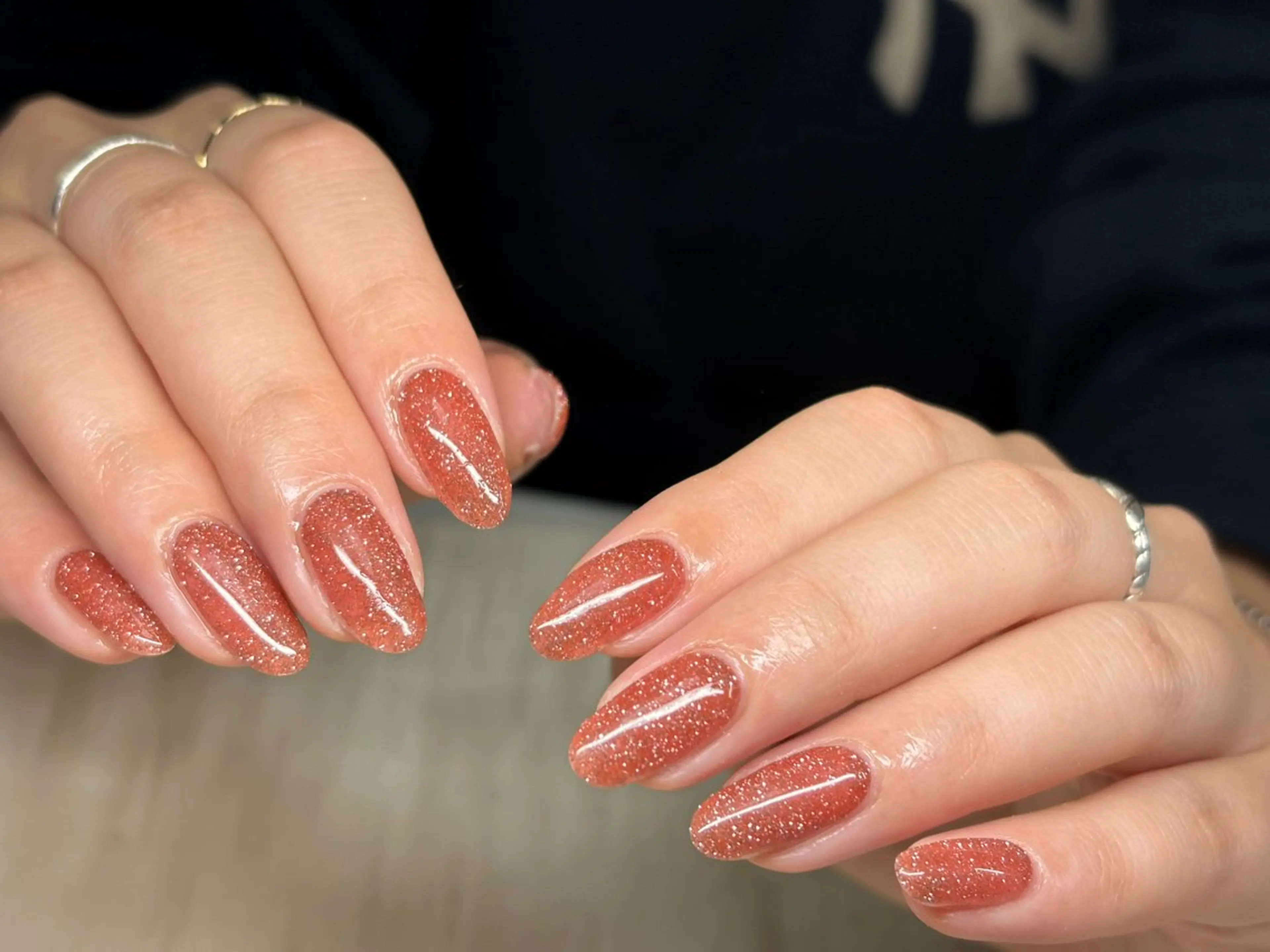 ネイル ワンカラーネイル ETE LUNA NAILのネイルデザイン