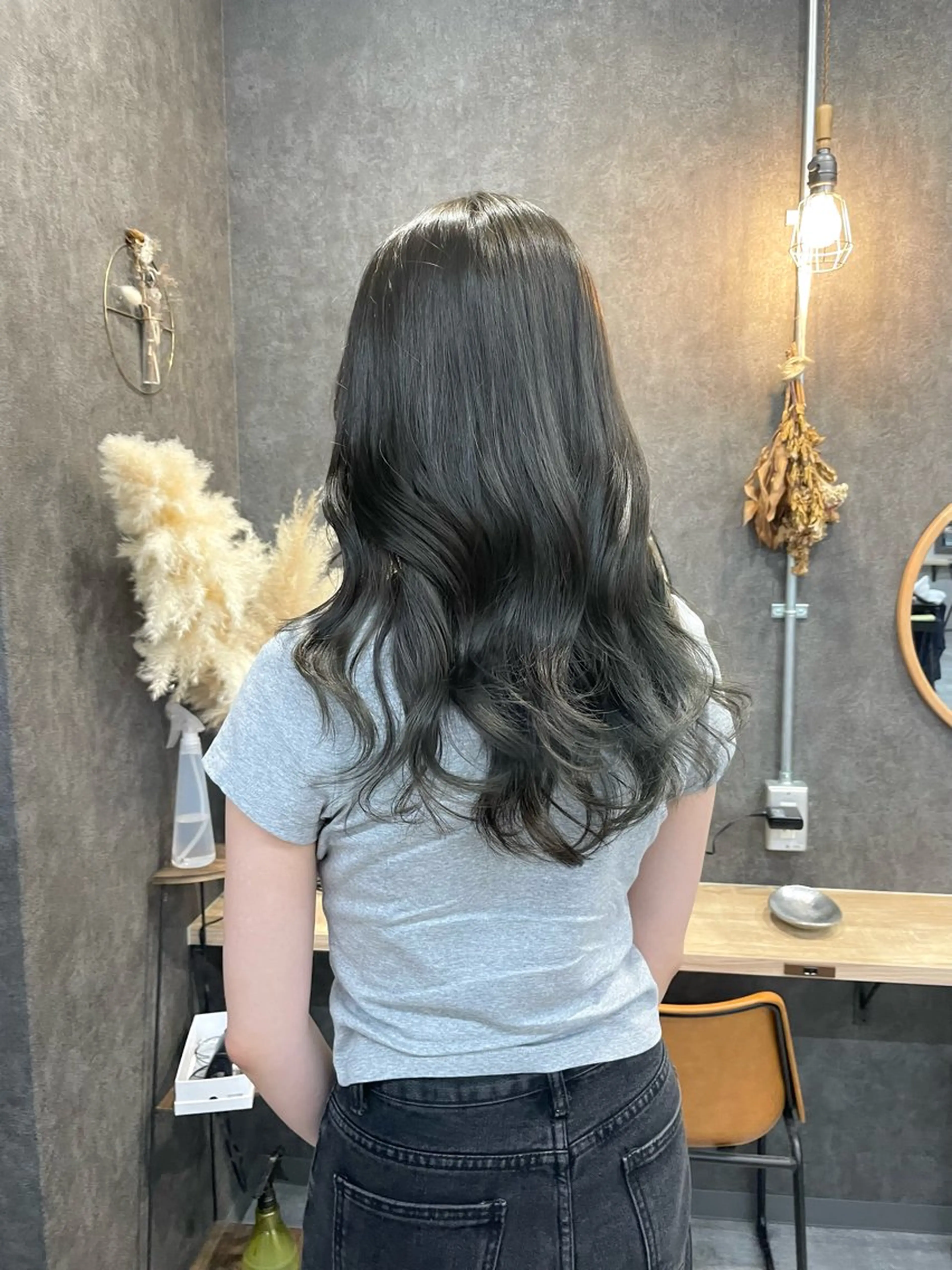 ミディアム カラー いなみね はるきのヘアスタイル