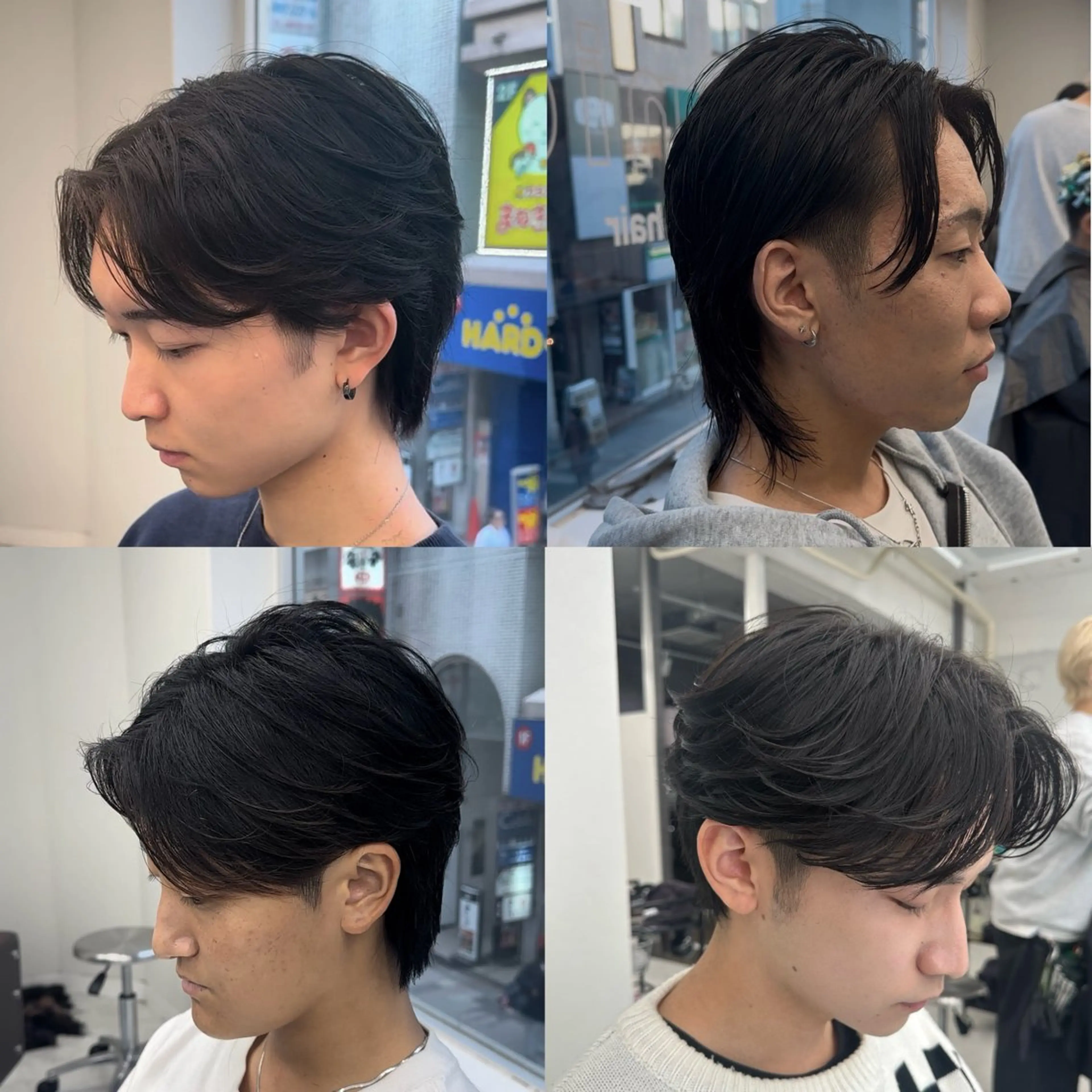 メンズ カット ニュアンス/フェザー /ウルフ/伶馬のヘアスタイル