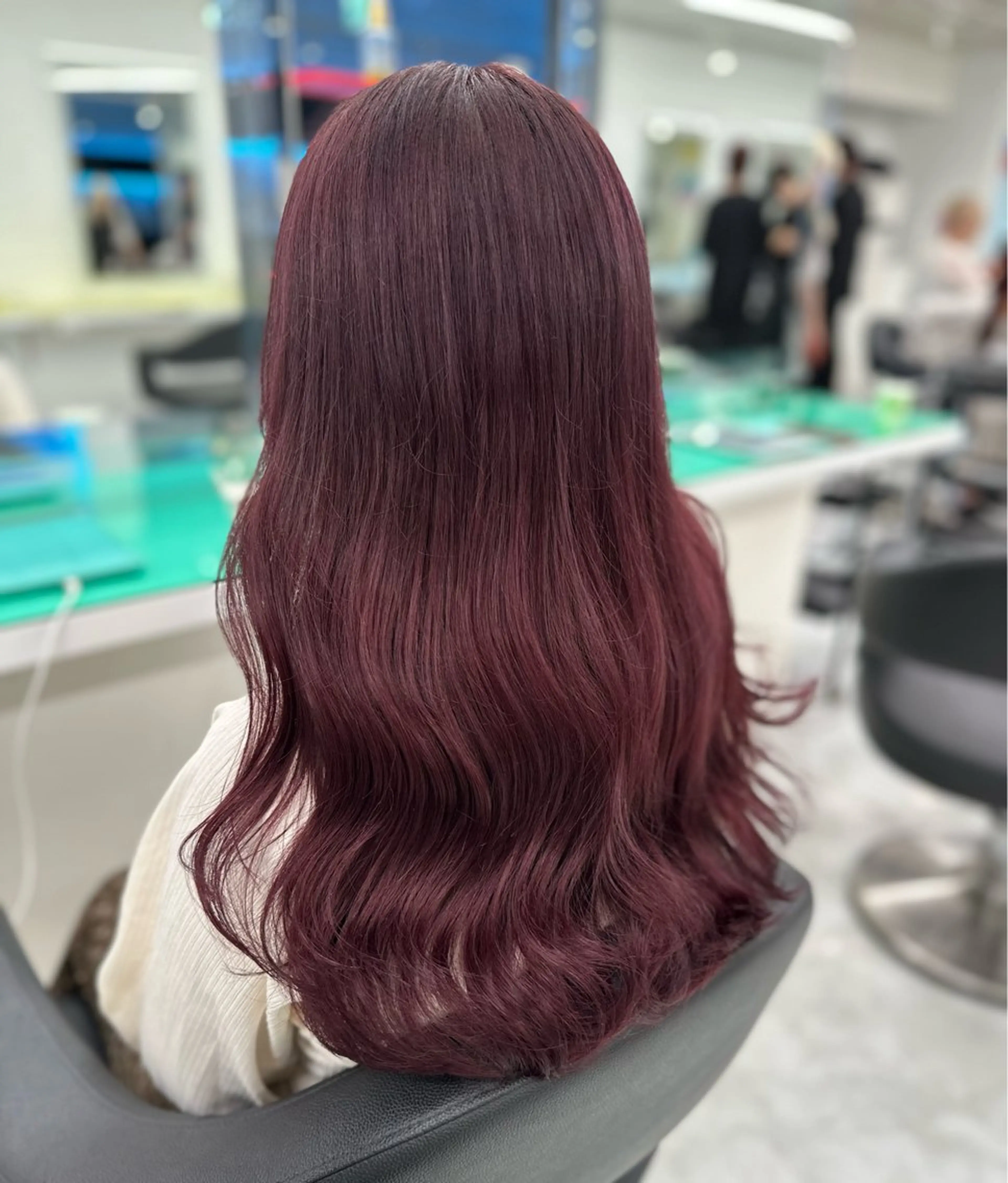 ロング カラー ブリーチ ブリーチなしカラー 縮毛矯正 ♡ダブルカラー特化♡ miyuのヘアスタイル