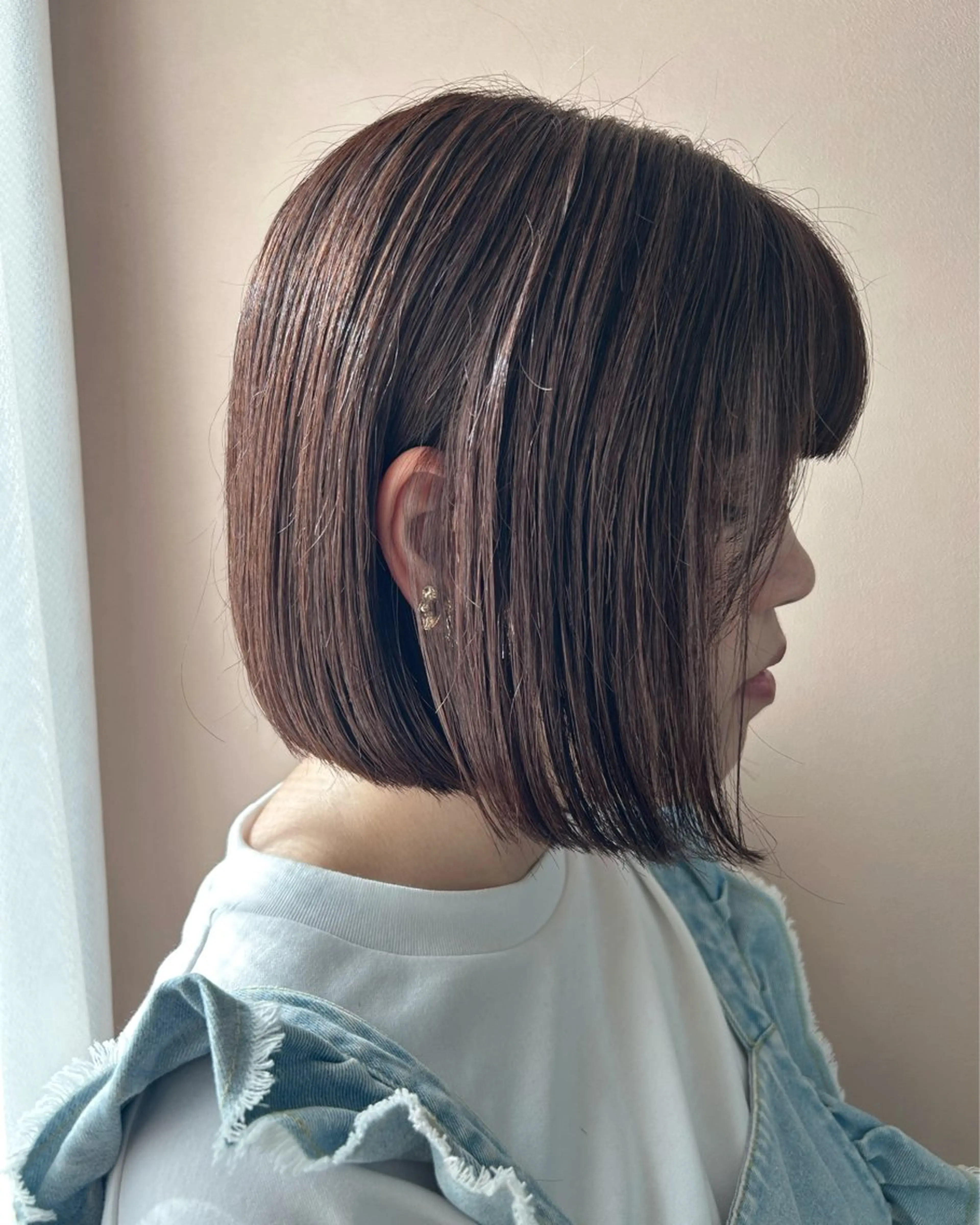ショート カラー ベージュカラー ラベンダーカラー ラベンダーベージュ hub hair レイヤー/透明感のヘアスタイル