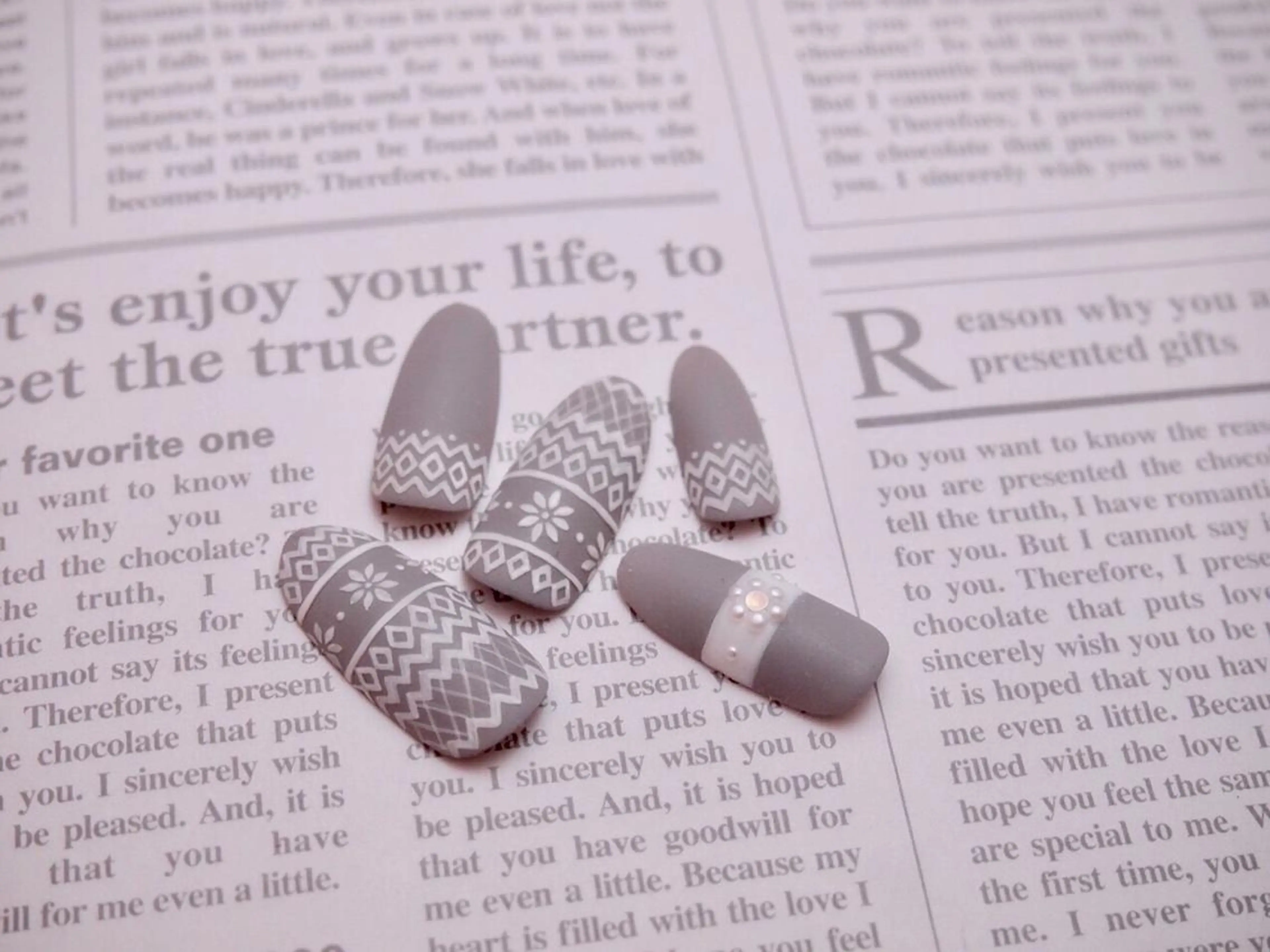 ネイル レース マットネイル NAIL'S MODAのネイルデザイン