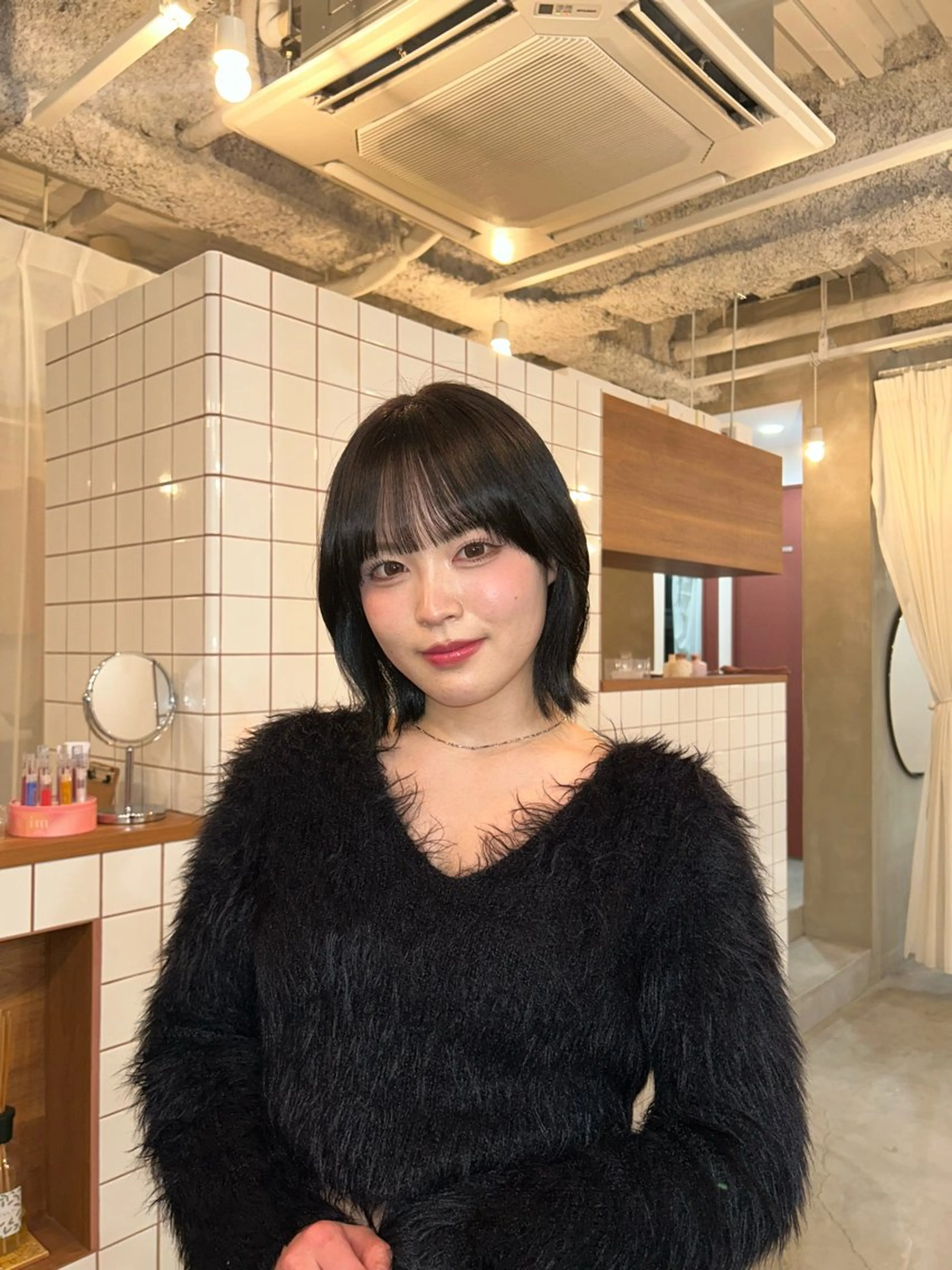 カラー ブルーカラー 透明感カラー 透明感ベージュ/ オリーブ/Miu🪽のヘアスタイル