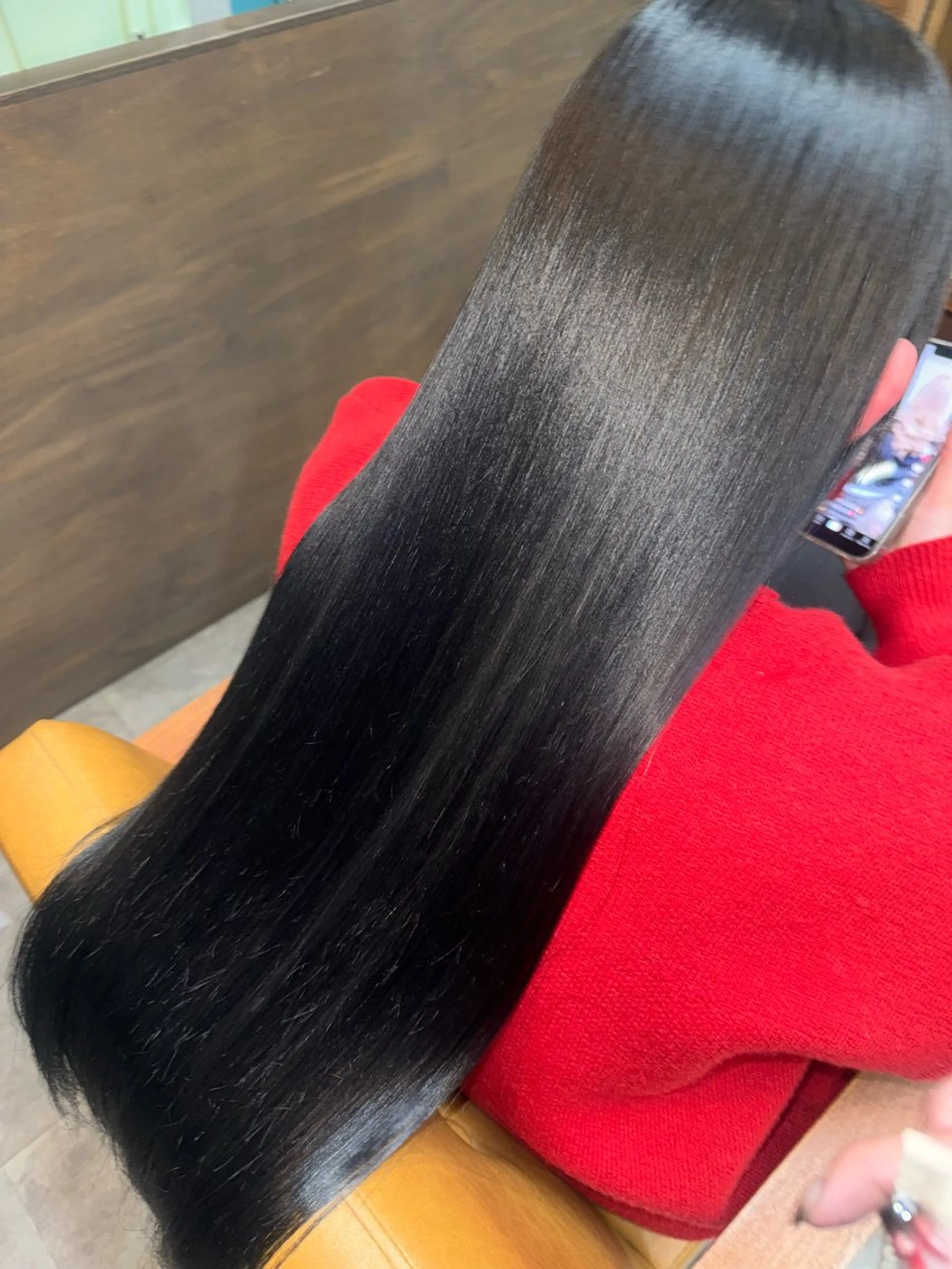 カラー 艶髪/ハイトーン モカのヘアスタイル