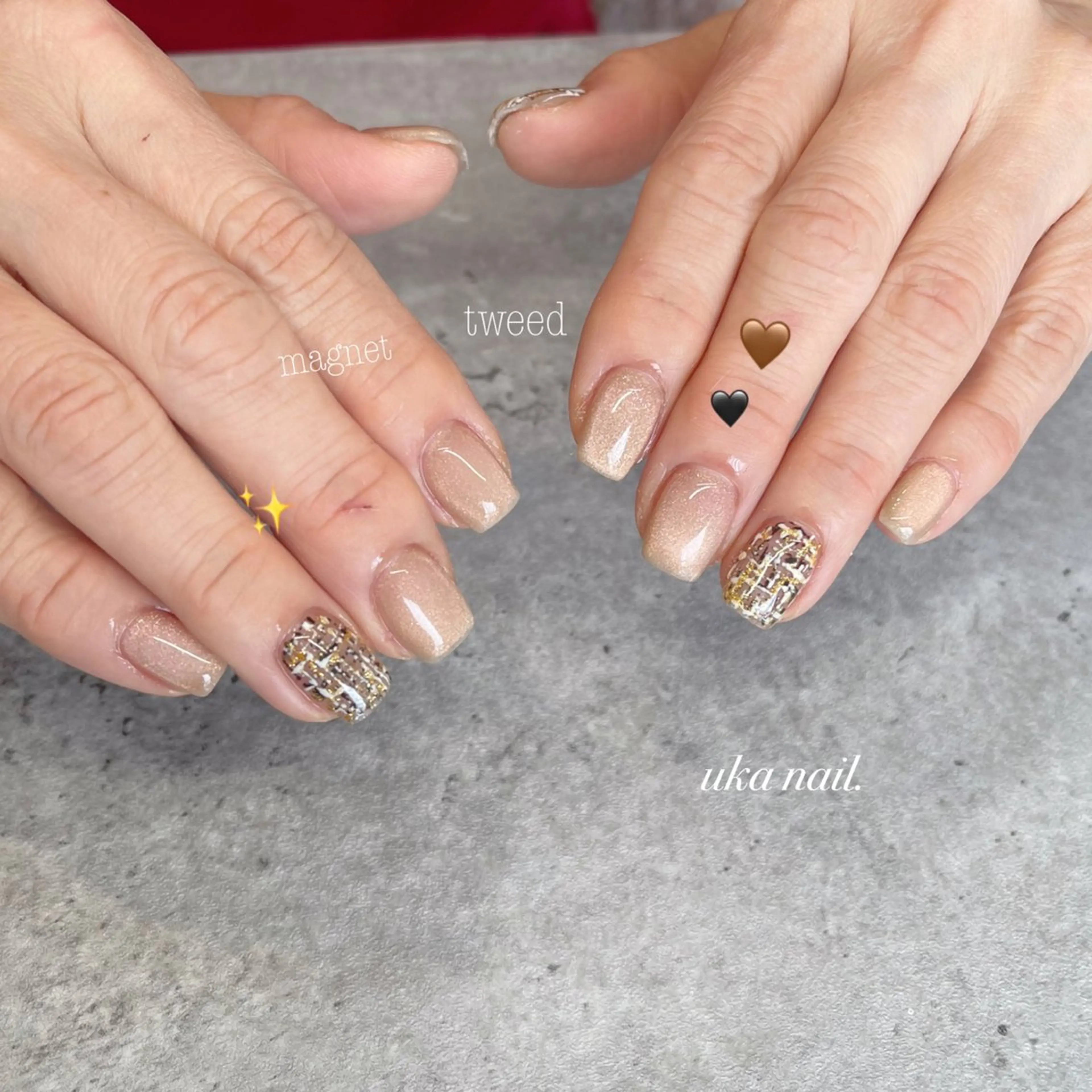 ネイル ハンドネイル uka nailのネイルデザイン