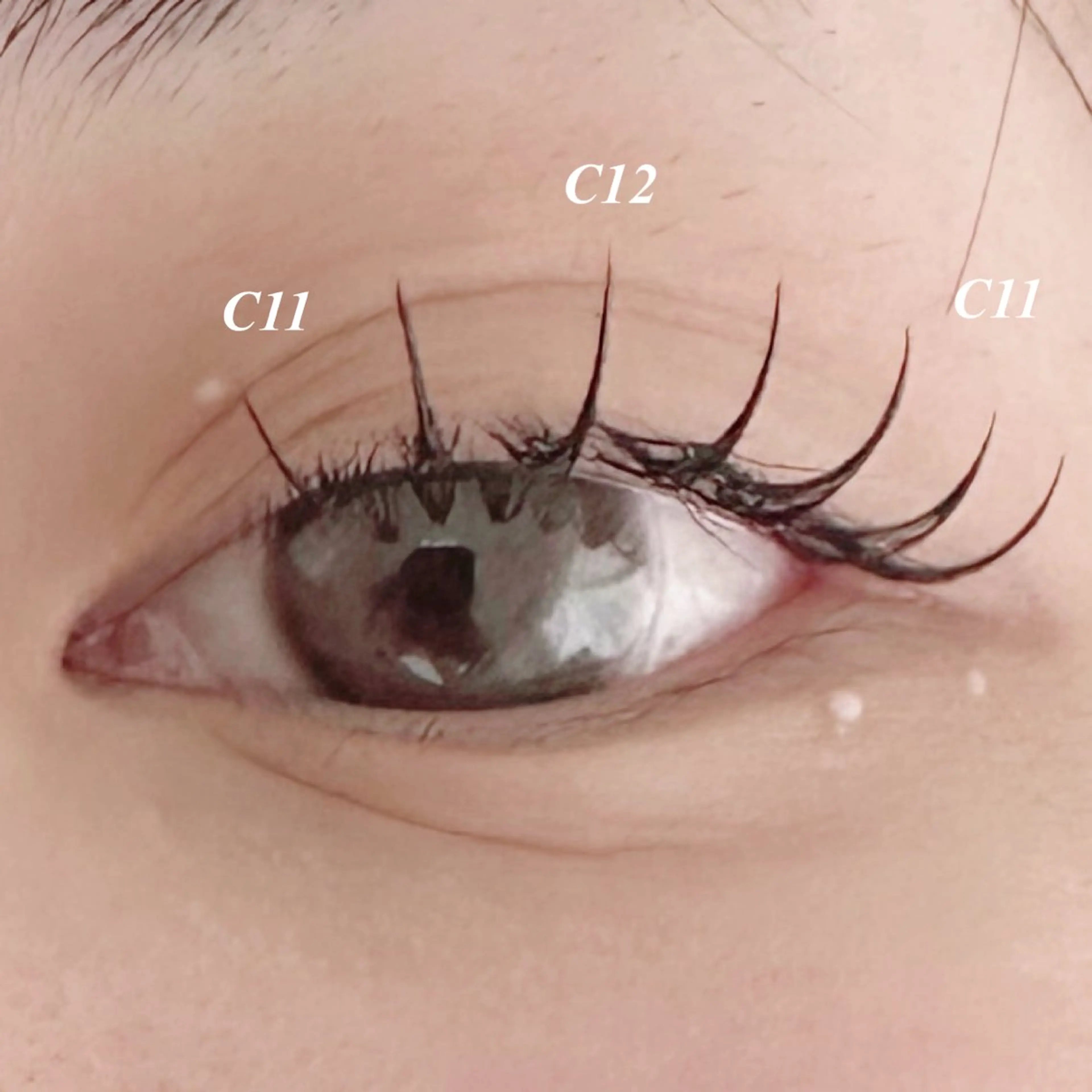 マツエク・マツパ フラットラッシュ マツエク Le'a永山 綾華のマツエク・マツパデザイン