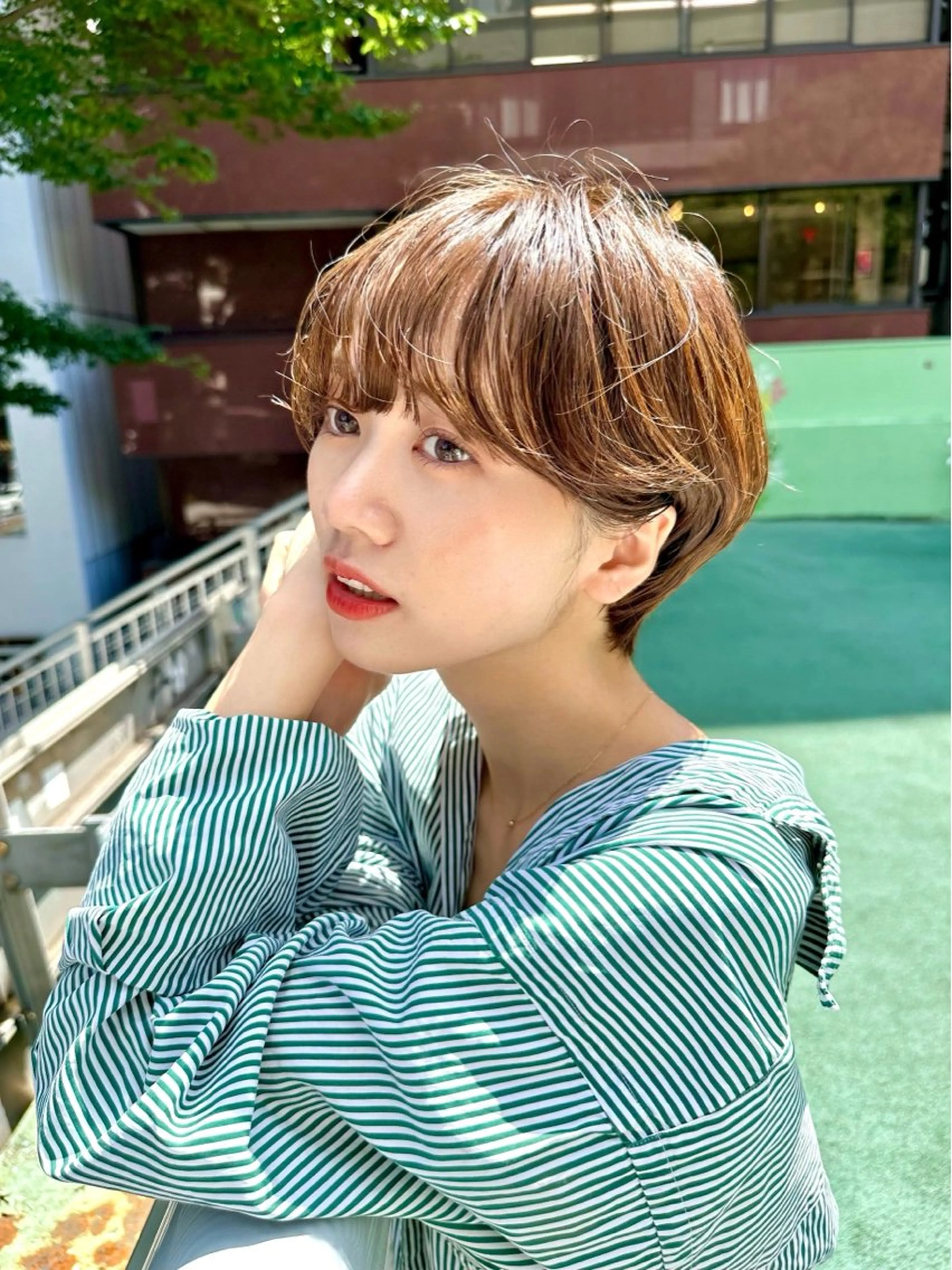 ショート カット 骨格診断で絶対可愛い ✨丸みショート✨凌弥のヘアスタイル
