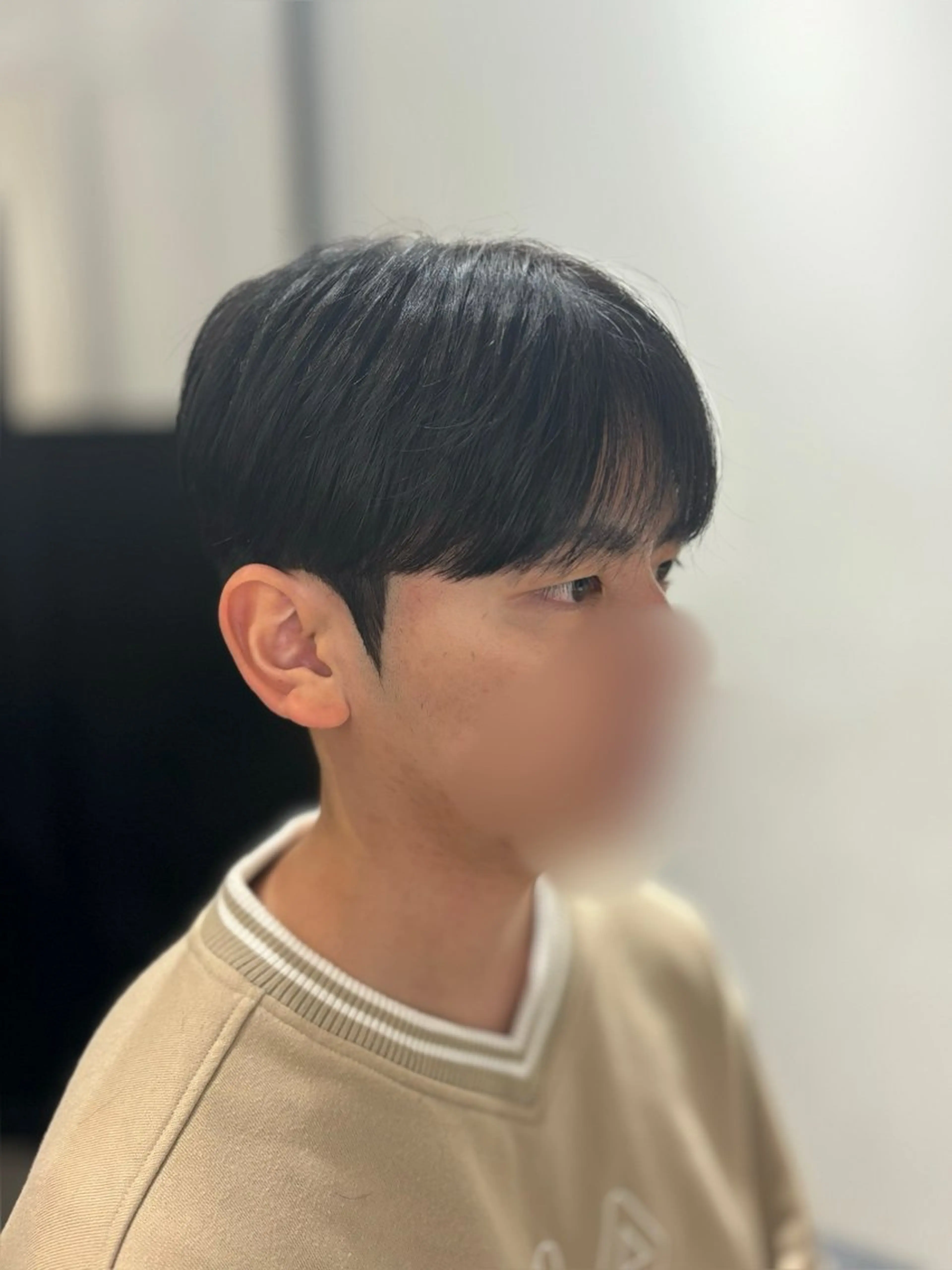 ショート パーマ メンズ ダウンパーマ マッシュ メンズパーマ シースルーマッシュ カット パーマ key キーのヘアスタイル