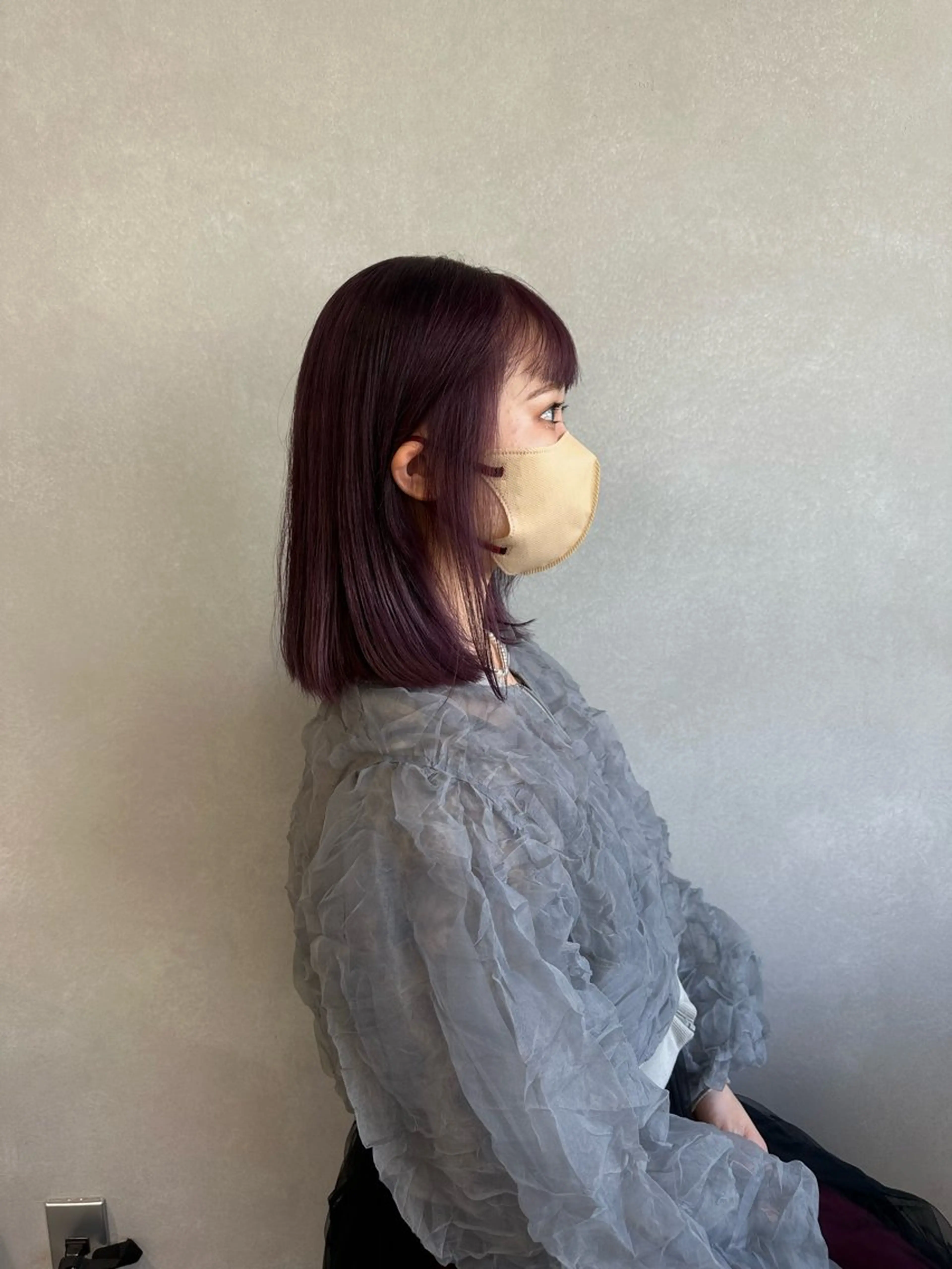 カラー 谷山 葵のヘアスタイル