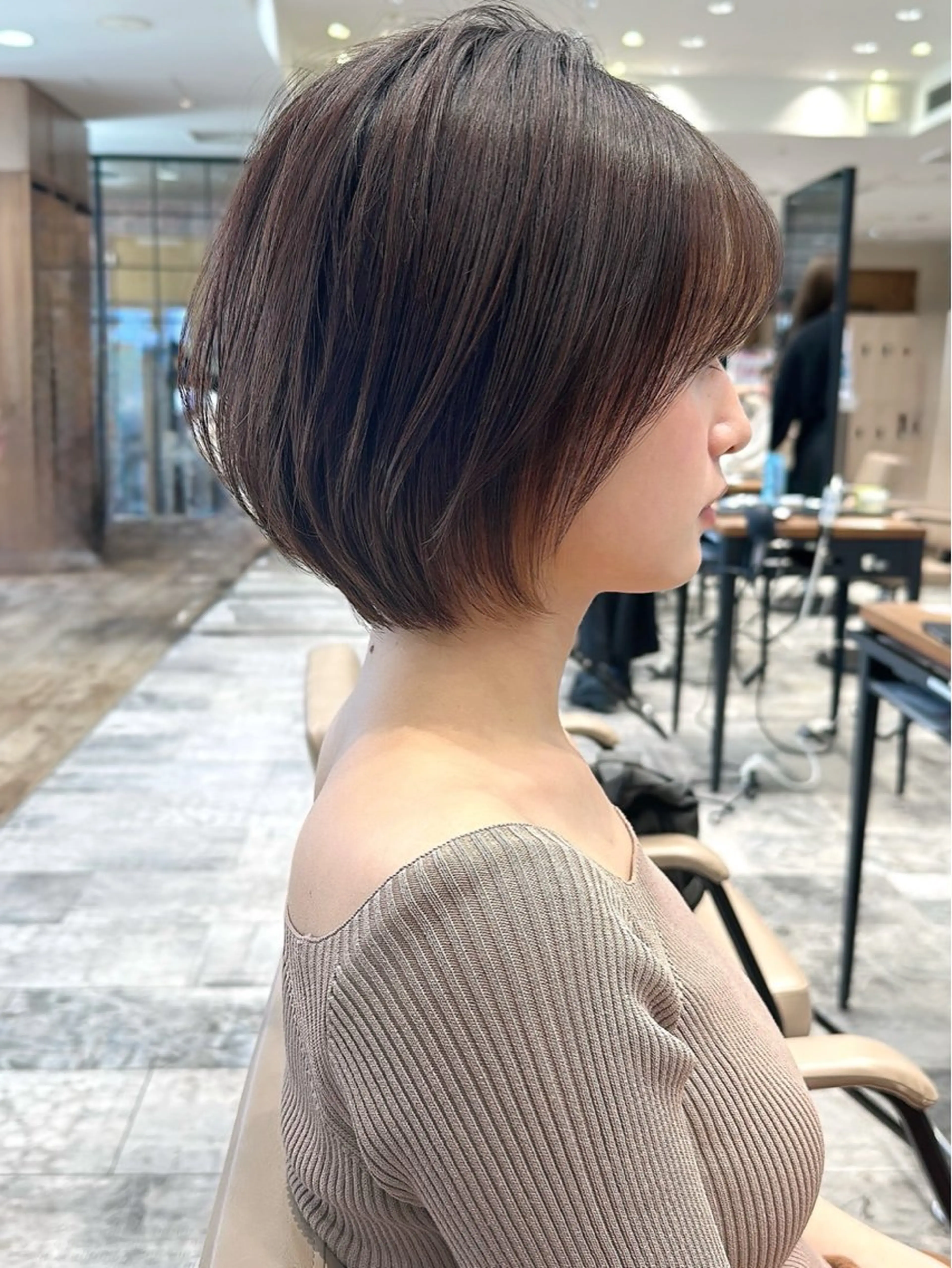 ショート カラー パーマ ショートボブ ボブ 似合わせカット ショートヘア 小顔カット カット ヘアカラー トリートメント ショート、ボブの神✨ 峯朋也✂︎✨のヘアスタイル