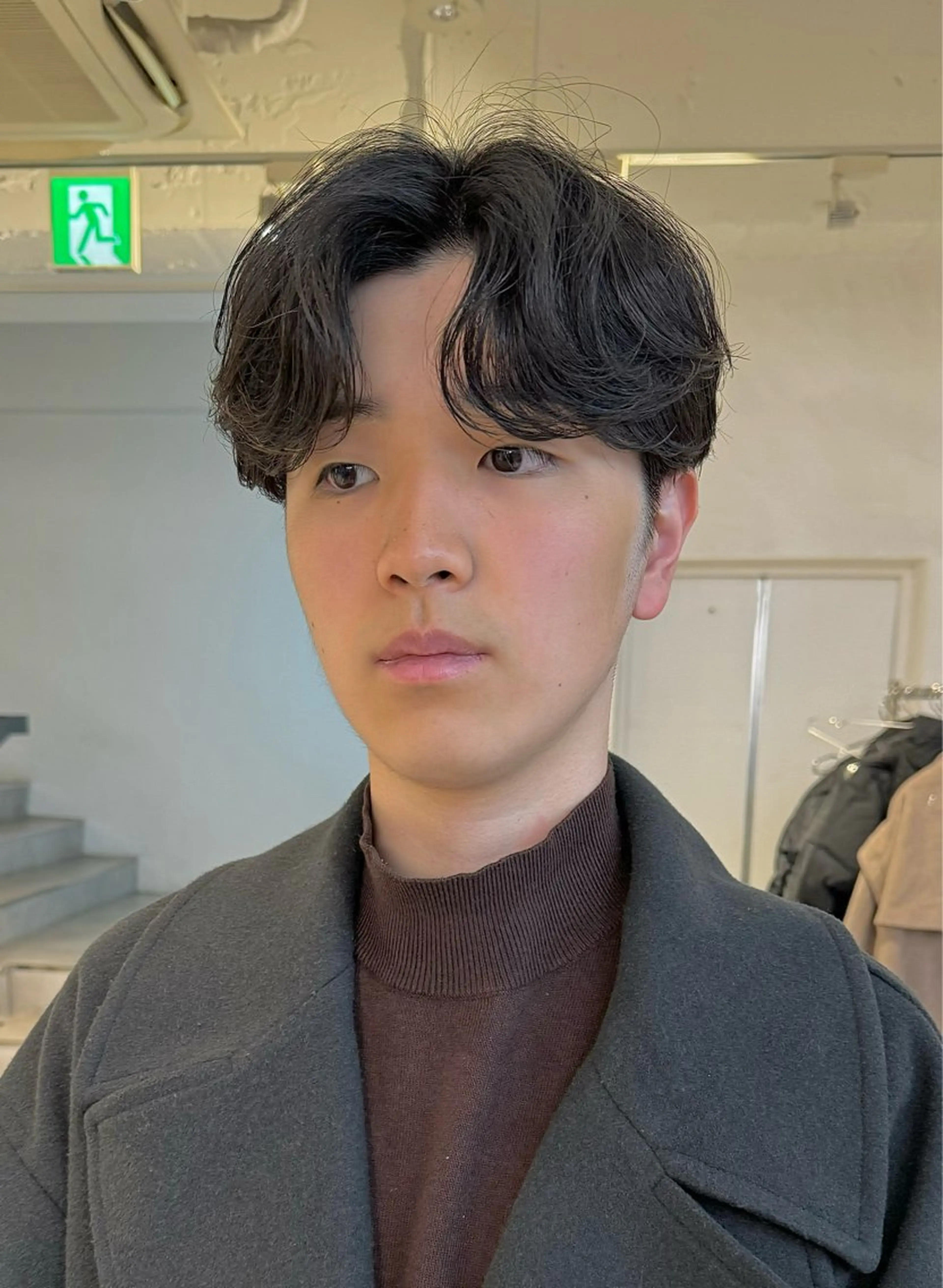 パーマ メンズ カット パーマ 🇰🇷カルマパーマ kaito🇰🇷のヘアスタイル