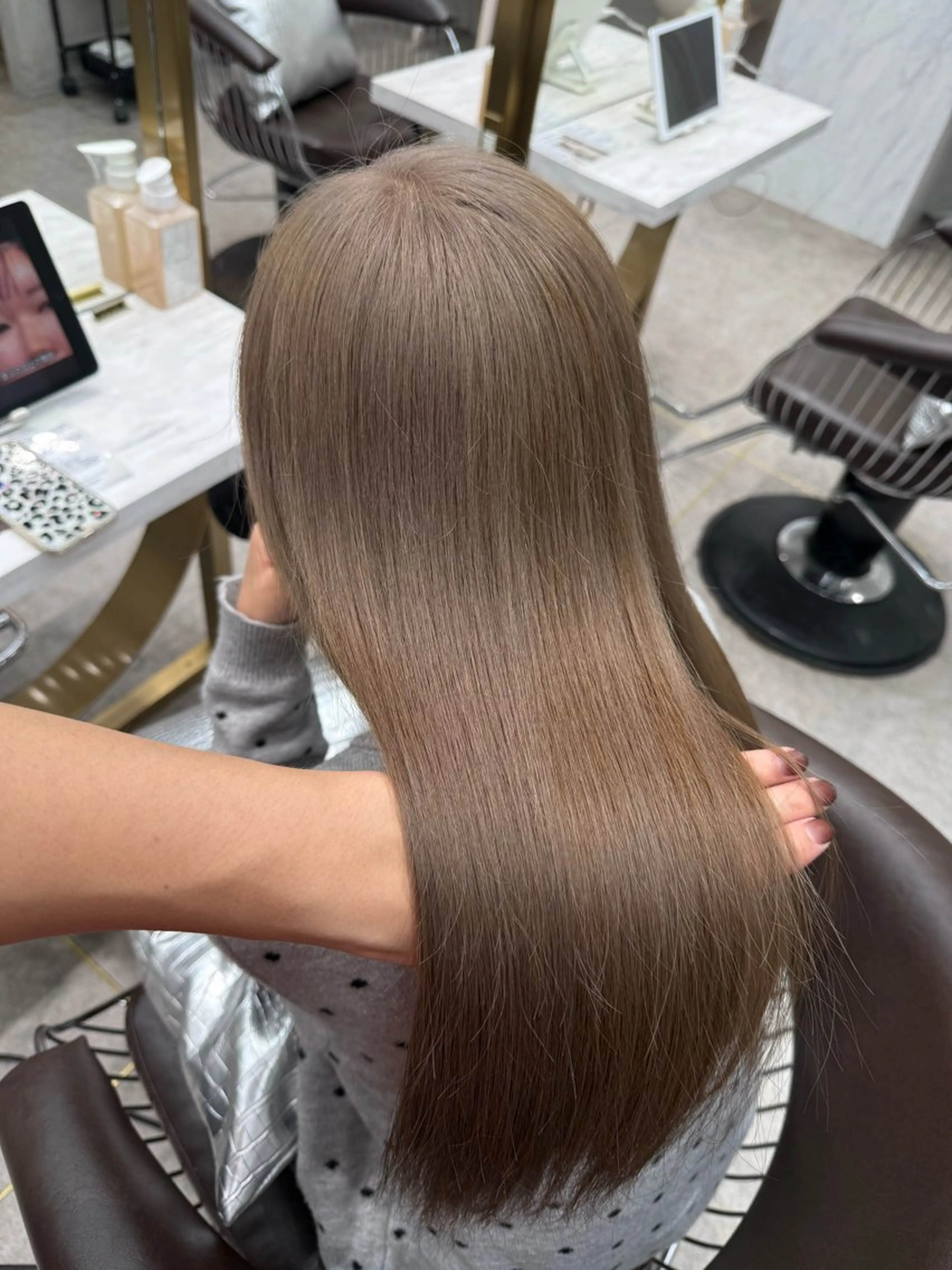 ロング カラー ヘアカラー トリートメント レイヤーダブルカラー KYONのヘアスタイル