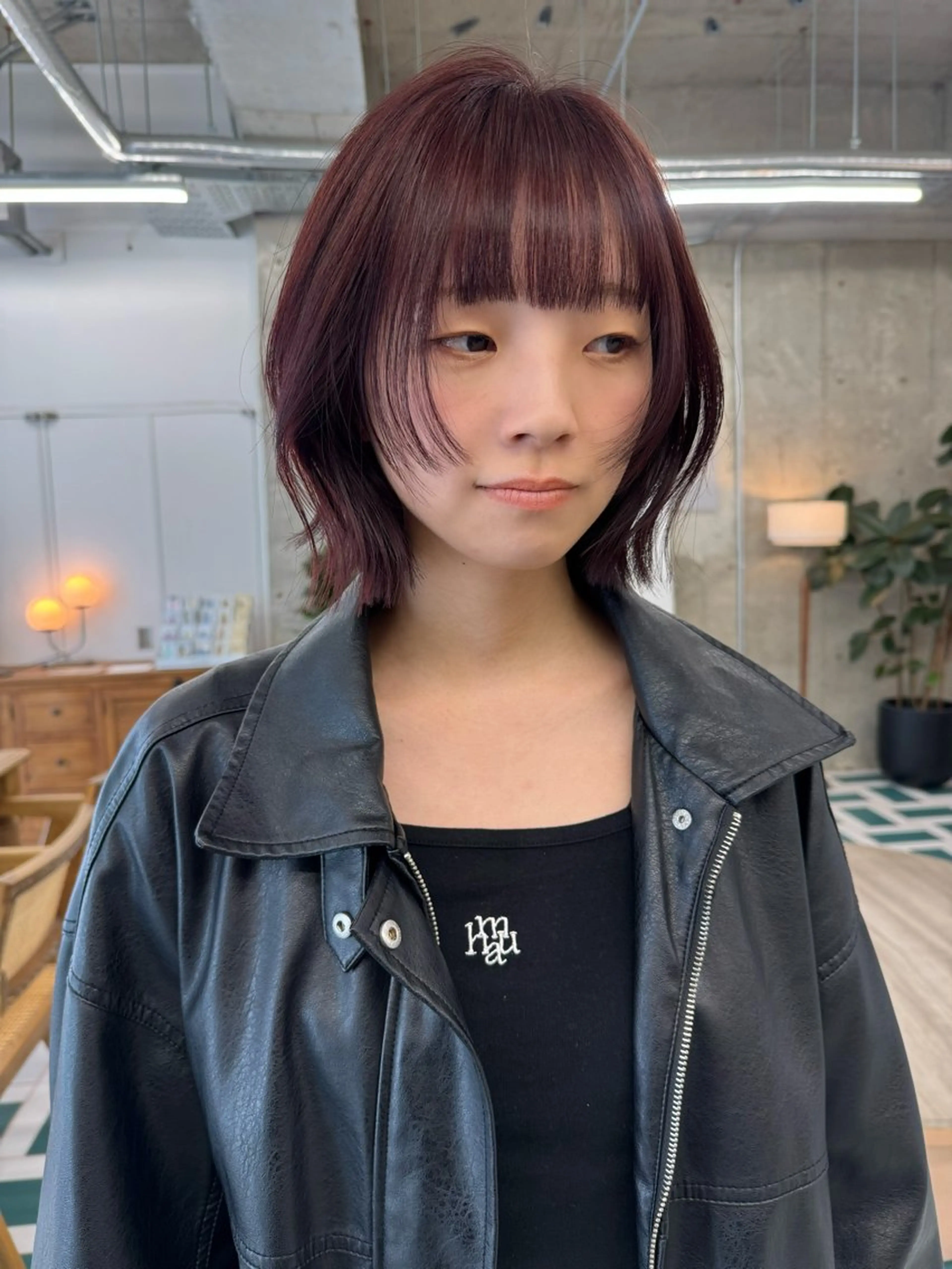 ショート カラー カット ヘアカラー トリートメント MIKU★デザイン/ 透明感カラー/ボブのヘアスタイル