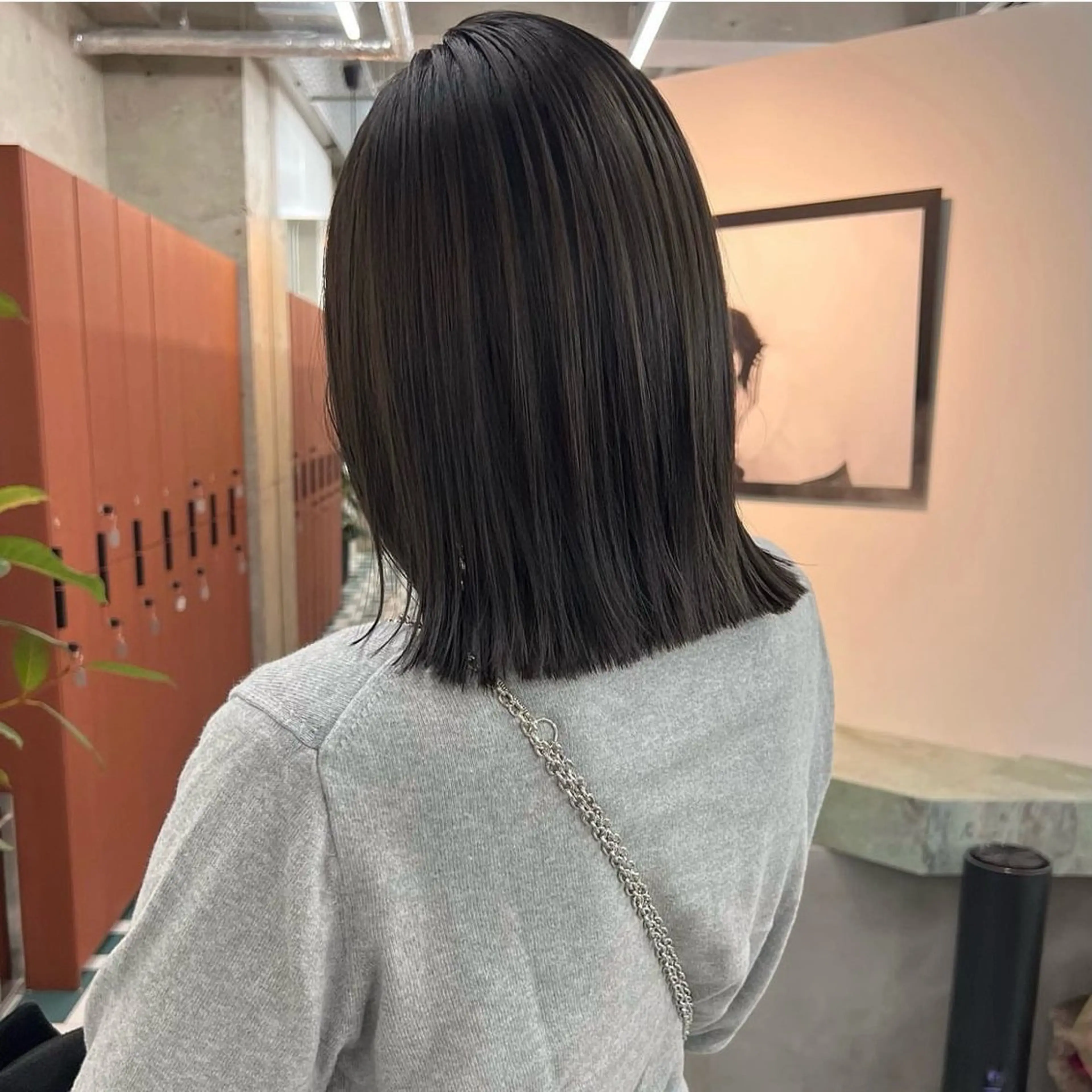 ミディアム RIN🎀レイヤー/ ボブ/オリーブカラーのヘアスタイル